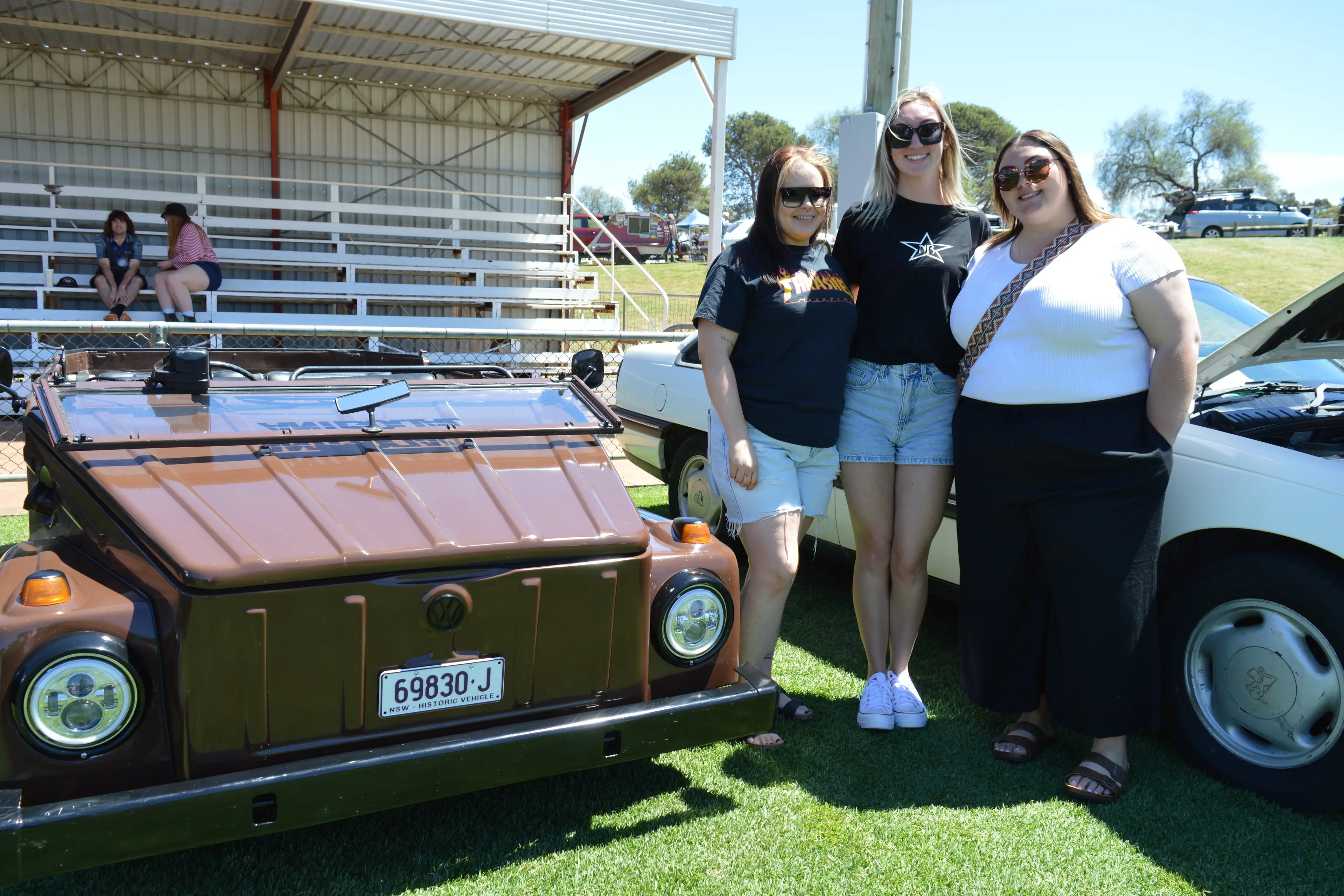 <p>Parkes ladies at this year\\'s Show and Shine at Pioneer Oval Leesh Woods, Angela Wall-Powell and Tameaka Hedges. PHOTOS: Christine Little</p>\\n