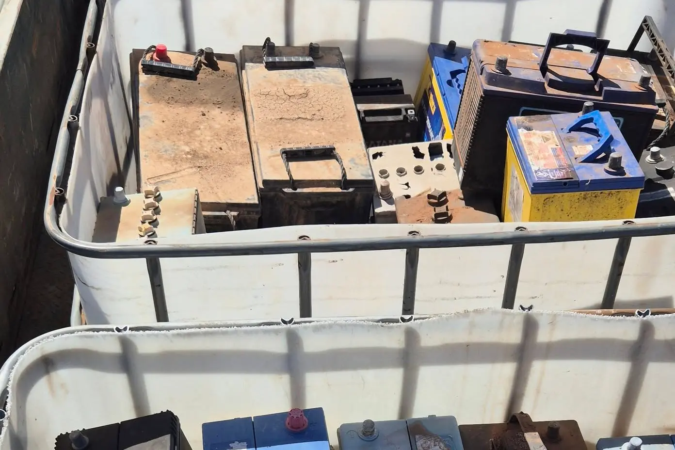 <p>Just some of the scrap batters the Trundle hospital auxiliary collected during their battery drive to raise money for the Trundle Multipurpose Health Service.</p>\\n