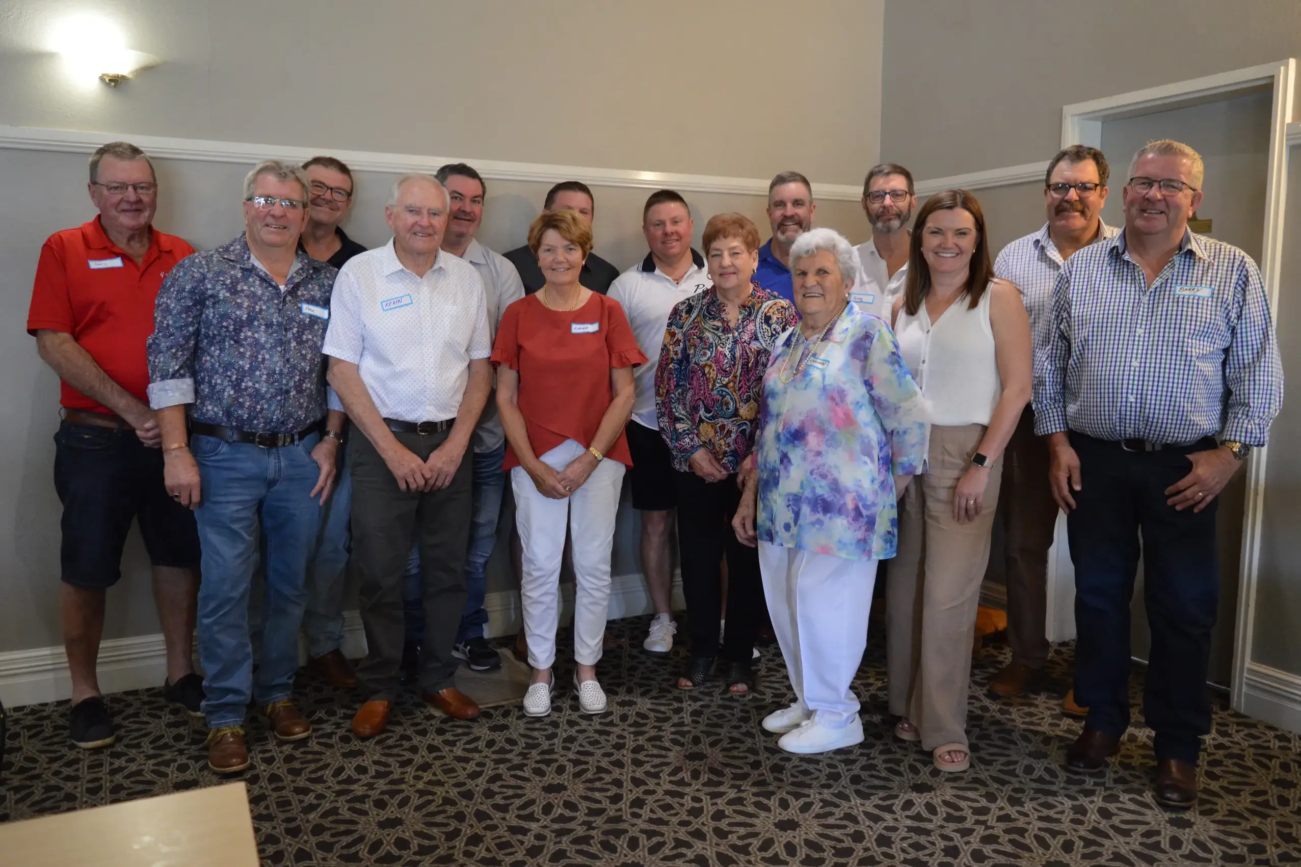 <p>Kevin, Elaine, Marg and Colleen with the next generation of Cusacks - grandchildren of Thomas and Mary. PHOTOS: Christine Little</p>\\n