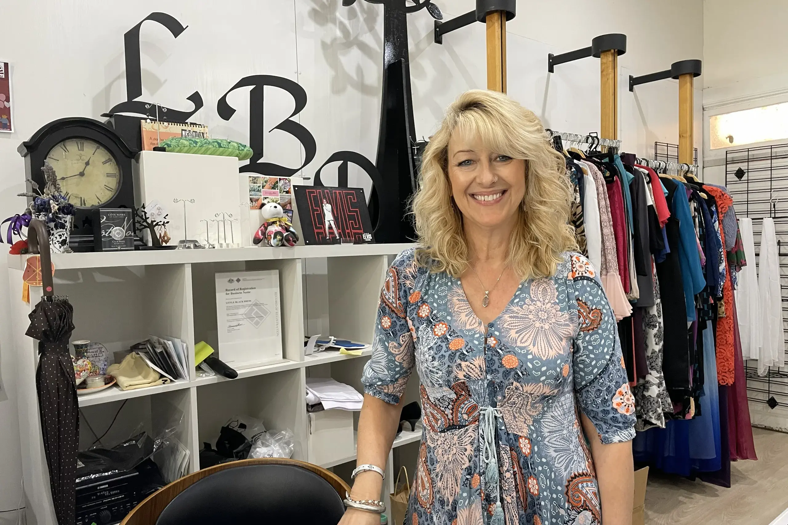 <p>Brooke Soeder will serve her last customers at the Little Black Dress on 30 December after nine years in business. PHOTO: Christine Little</p>\\n