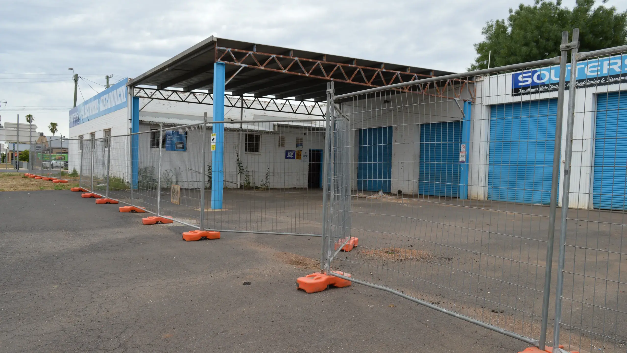 Construction fencing up, could demolition be next?