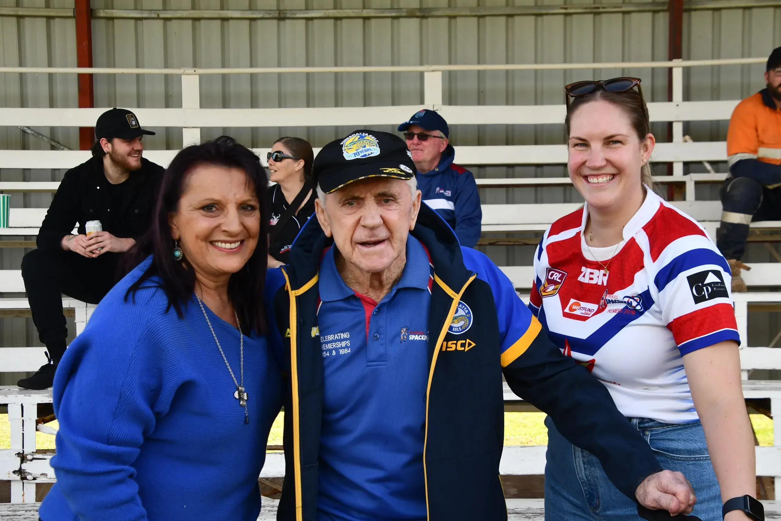 <p>Local rugby league legend Laurie Wakefield was able to attend the Parkes Spacemen\\'s Old Boys day in August, here he is with daughter Michelle Wakefield and granddaughter Hayley Wakefield. PHOTO: Jenny Kingham</p>\\n