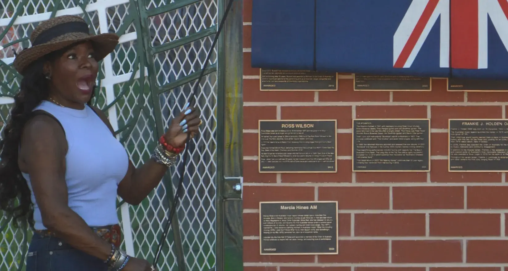 Marcia Hines, the newest name on the Wall of Fame