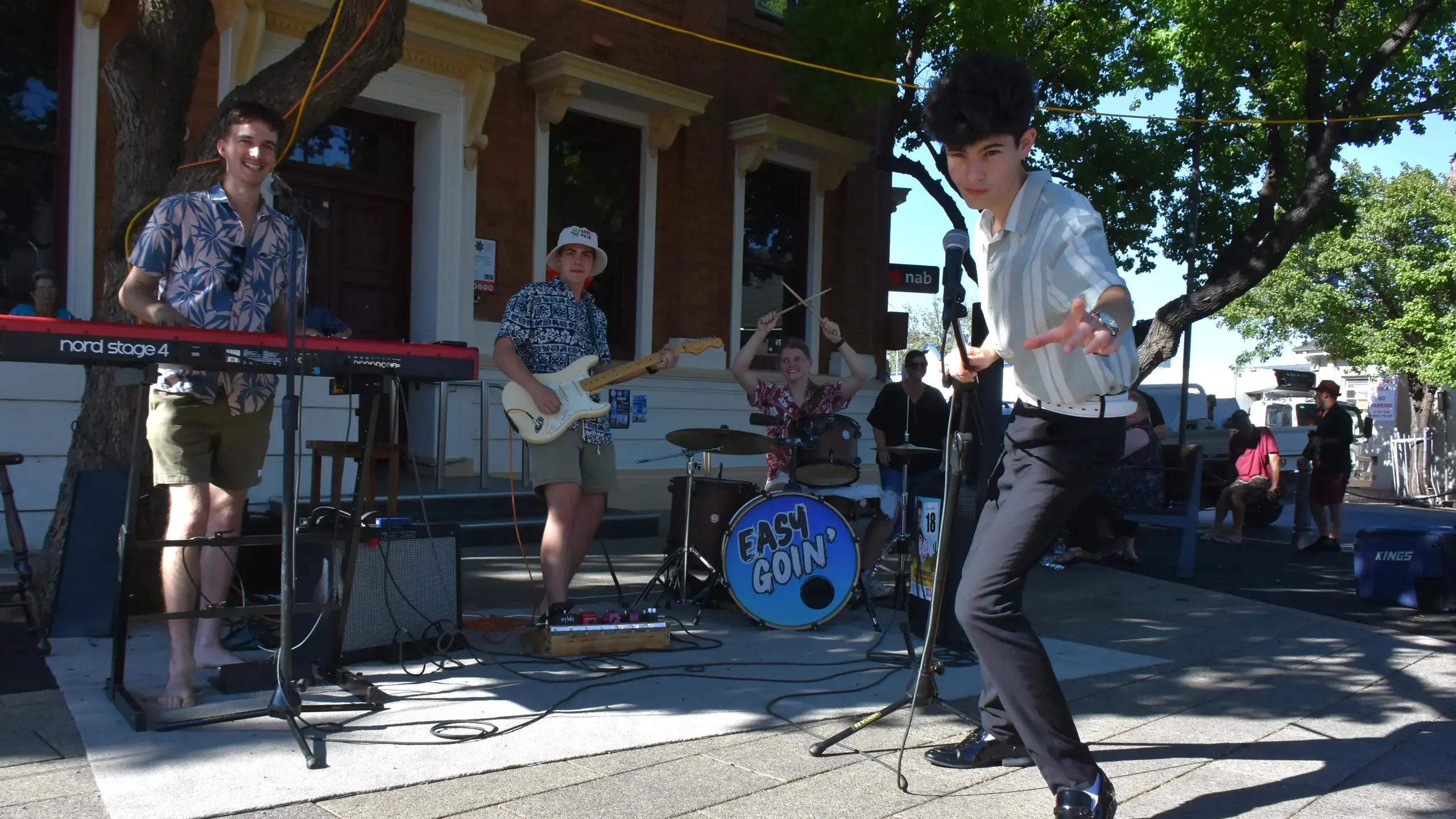 Easy goin’ from the start: How teen rocker met local band