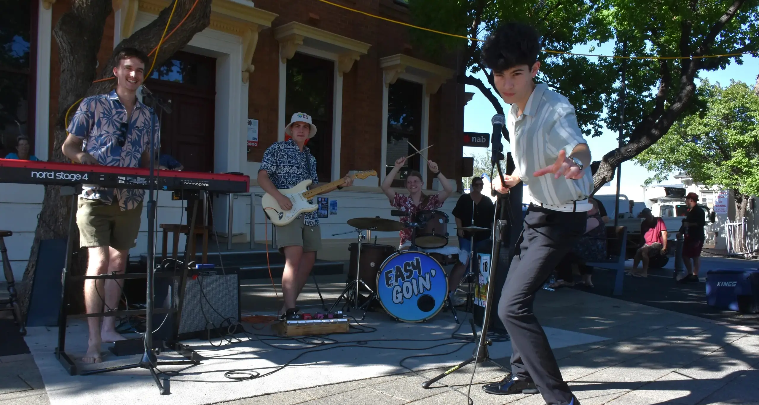 Easy goin’ from the start: How teen rocker met local band