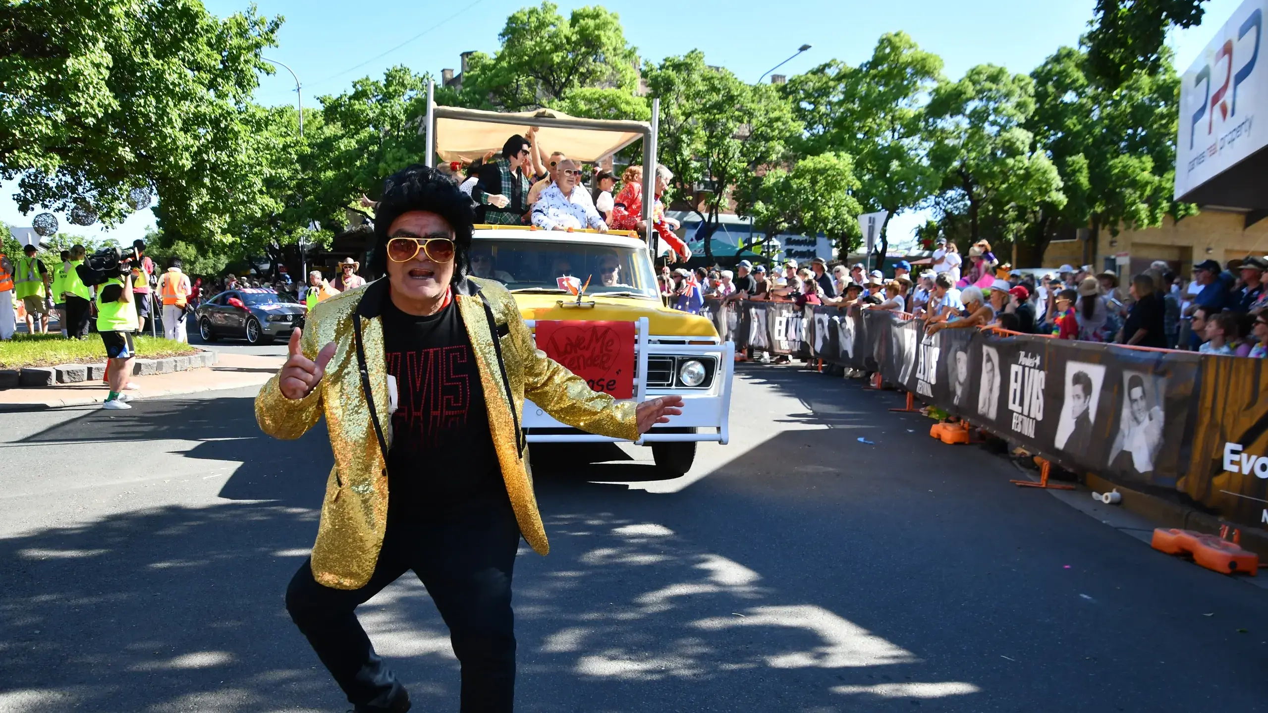 Parade spreads love, one step at a time