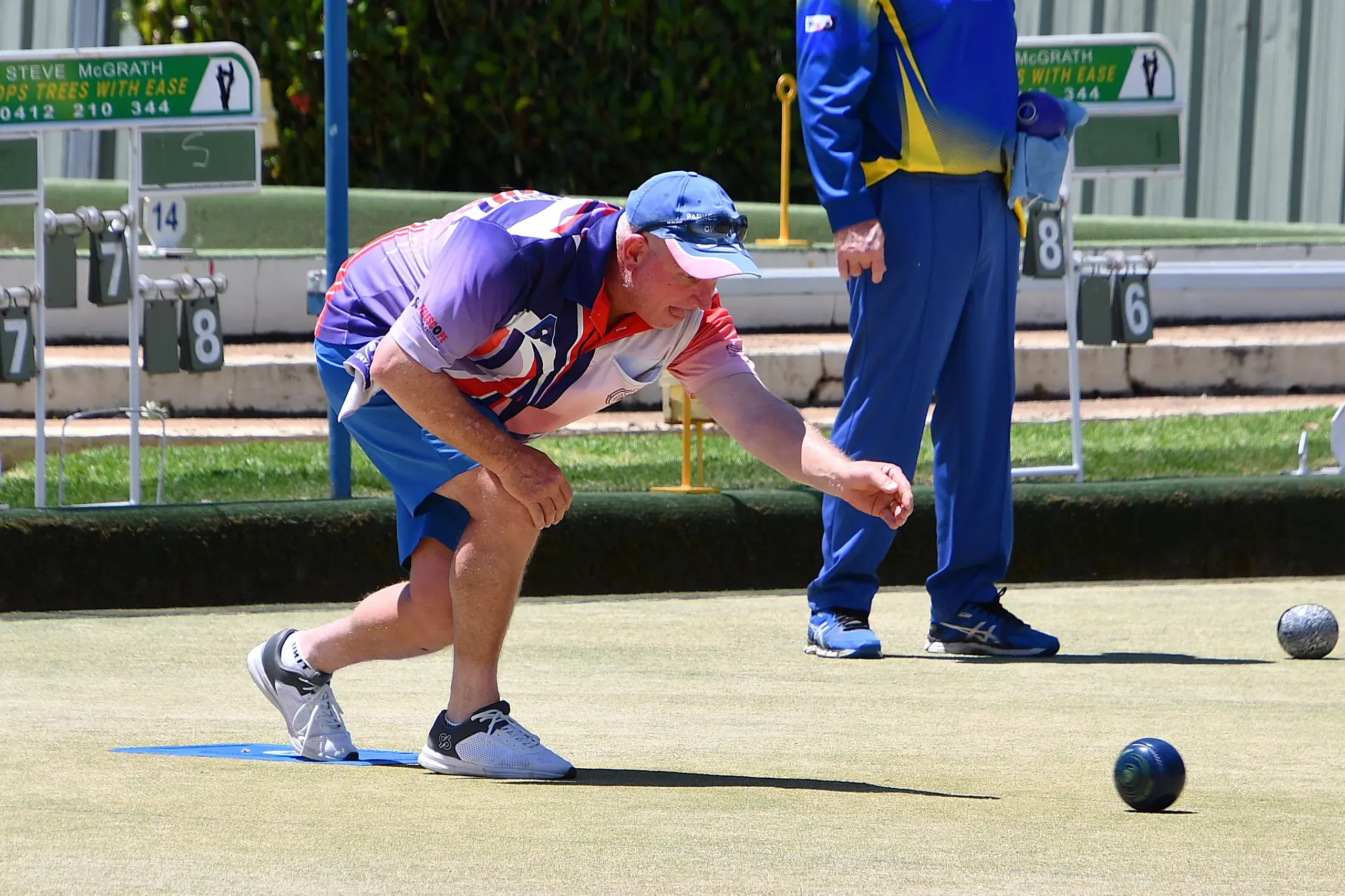 <p>Andrew Daley is a regular at the Parkes Services Railway Bowling Club. PHOTO: Jenny Kingham</p>\\n
