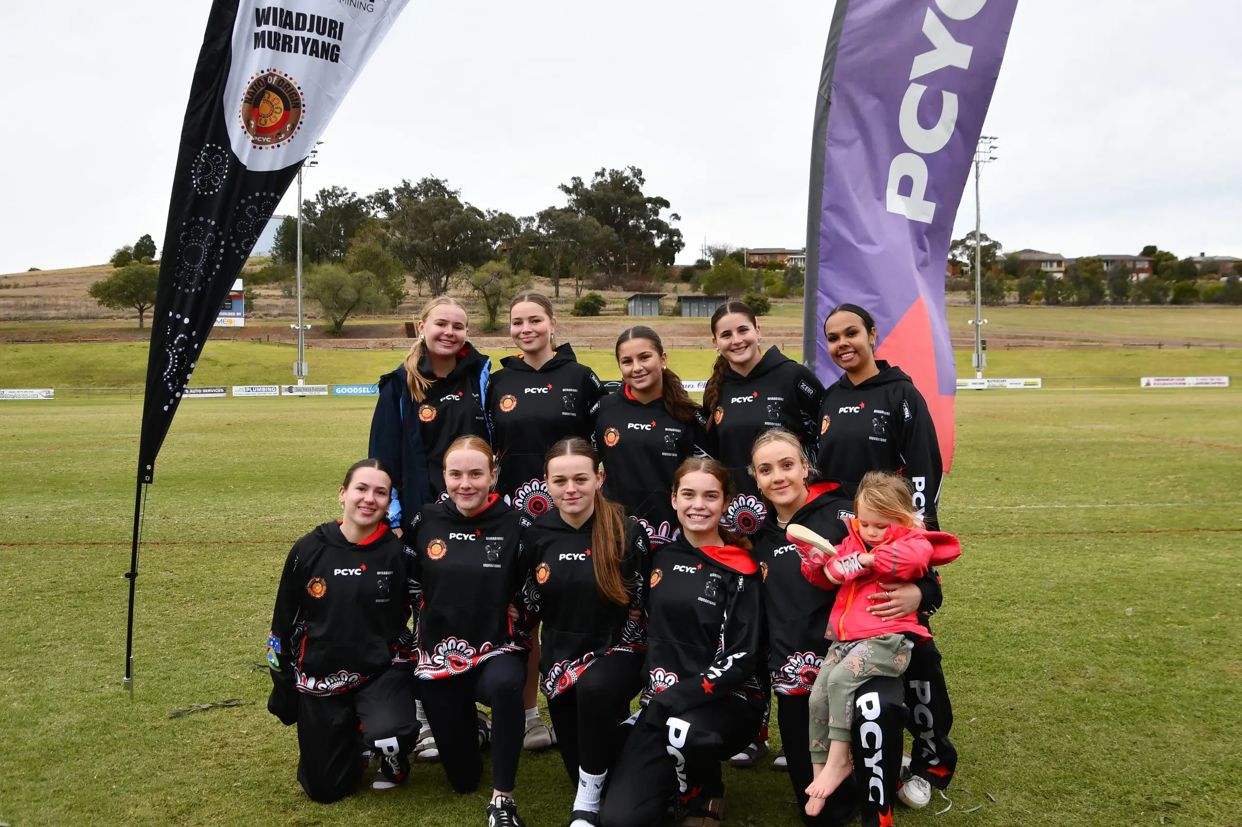 <p>Parkes Nations of Origin Under 16 gymnasts in the team jumpers last year, back, Lily Gosper, Shelbea Kennaudh, Kate Galvin, Isobel Nicholson, India Dodd; front, Miley Nash, Leni Constable, Bailee McAneney, Sarah Price and Malea Morrison holding Haysley. PHOTO: Jenny Kingham</p>\\n