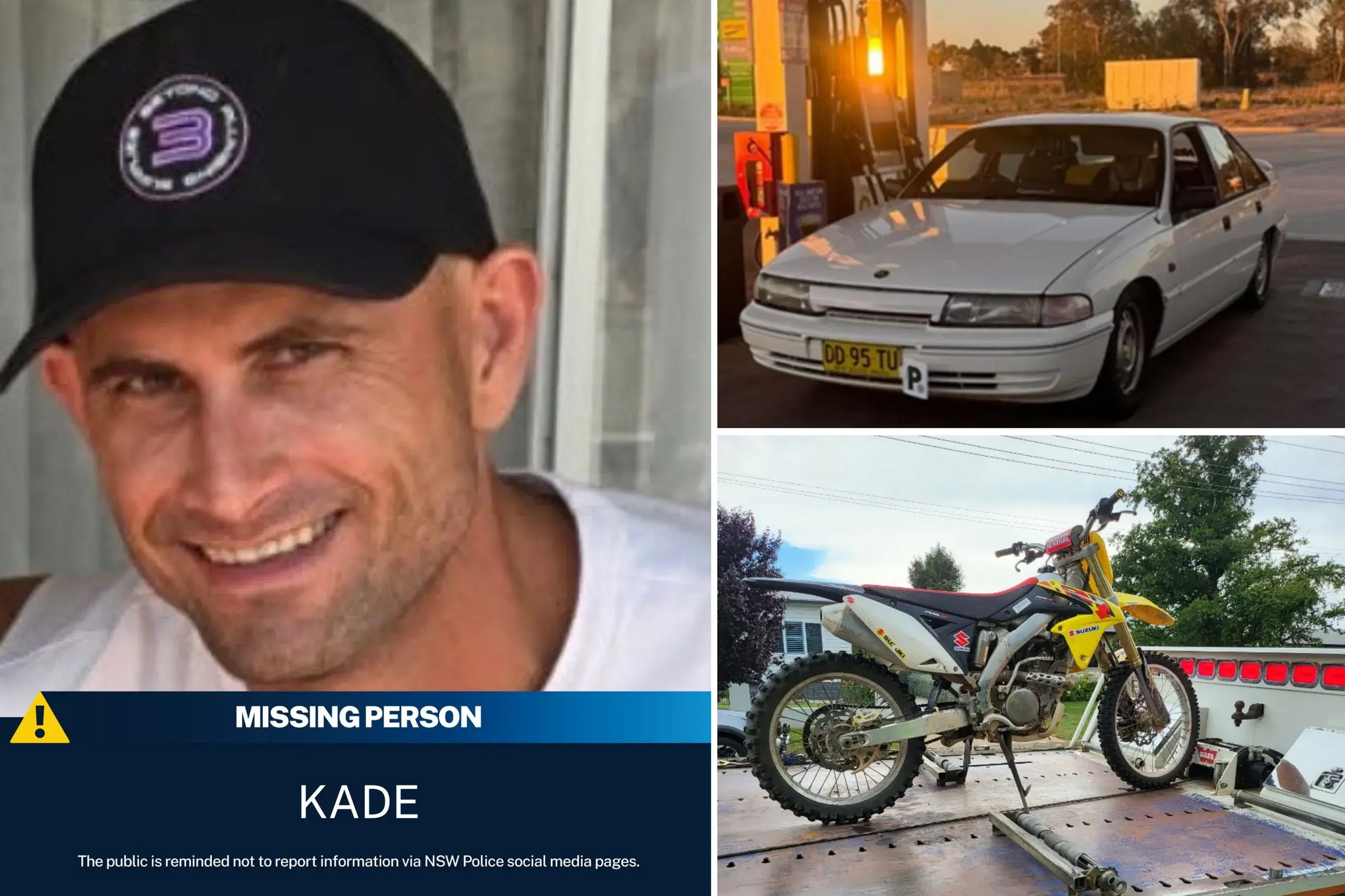 <p>Kade Penny (left) from Parkes has been reported missing to police. Police are also seeking information on stolen cars and unregistered motor bikes on public streets.</p>\\n