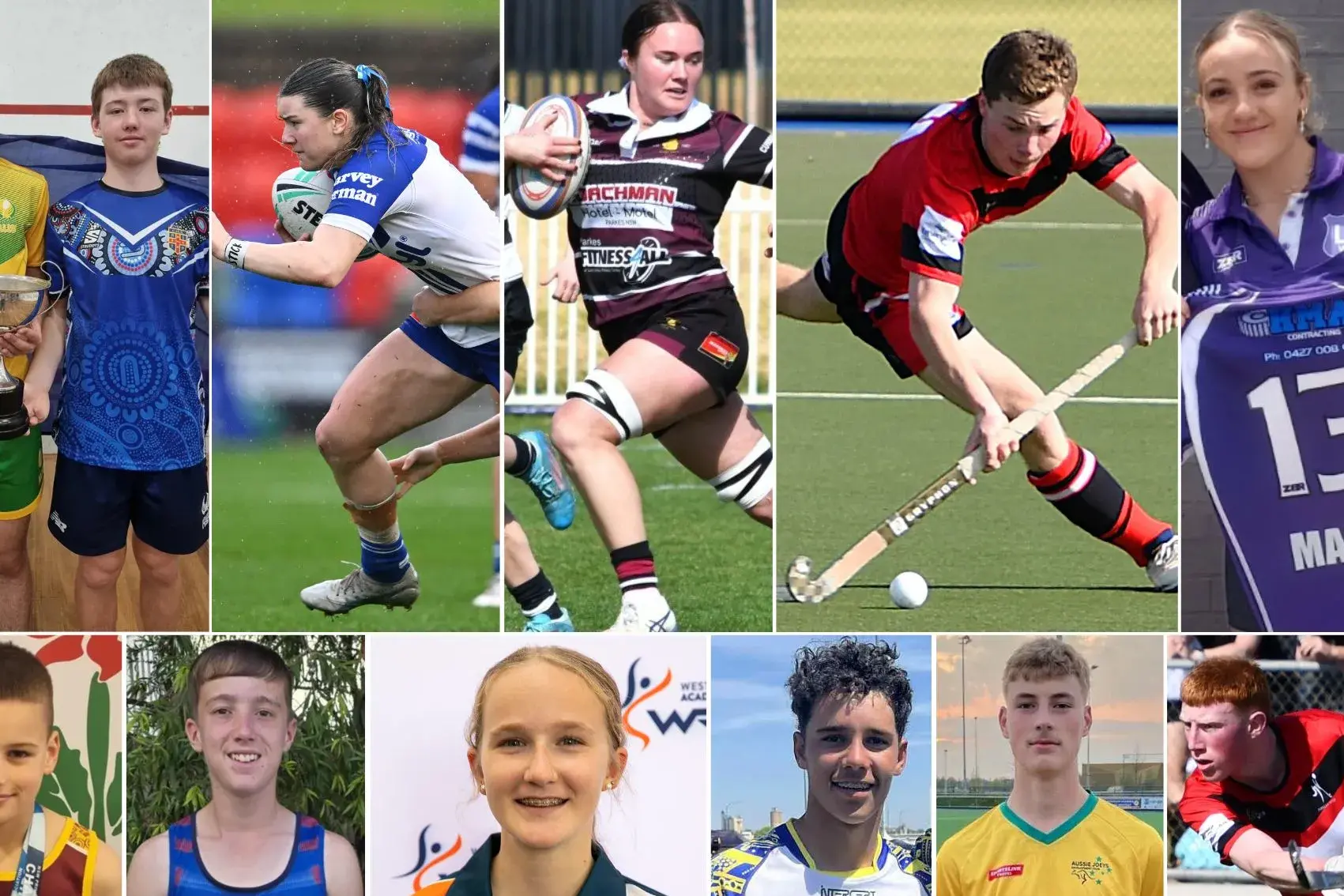 <p>Top - Henry Kross, Max Jones, Elizabeth MacGregor, Madi Barclay-George, Tom Searl and Malia Morrison; above - Emrys Cassidy, Toby Morgan, Elly Thornberry, Taj Lovett, Jett Johnstone and Sam Westcott.</p>\\n