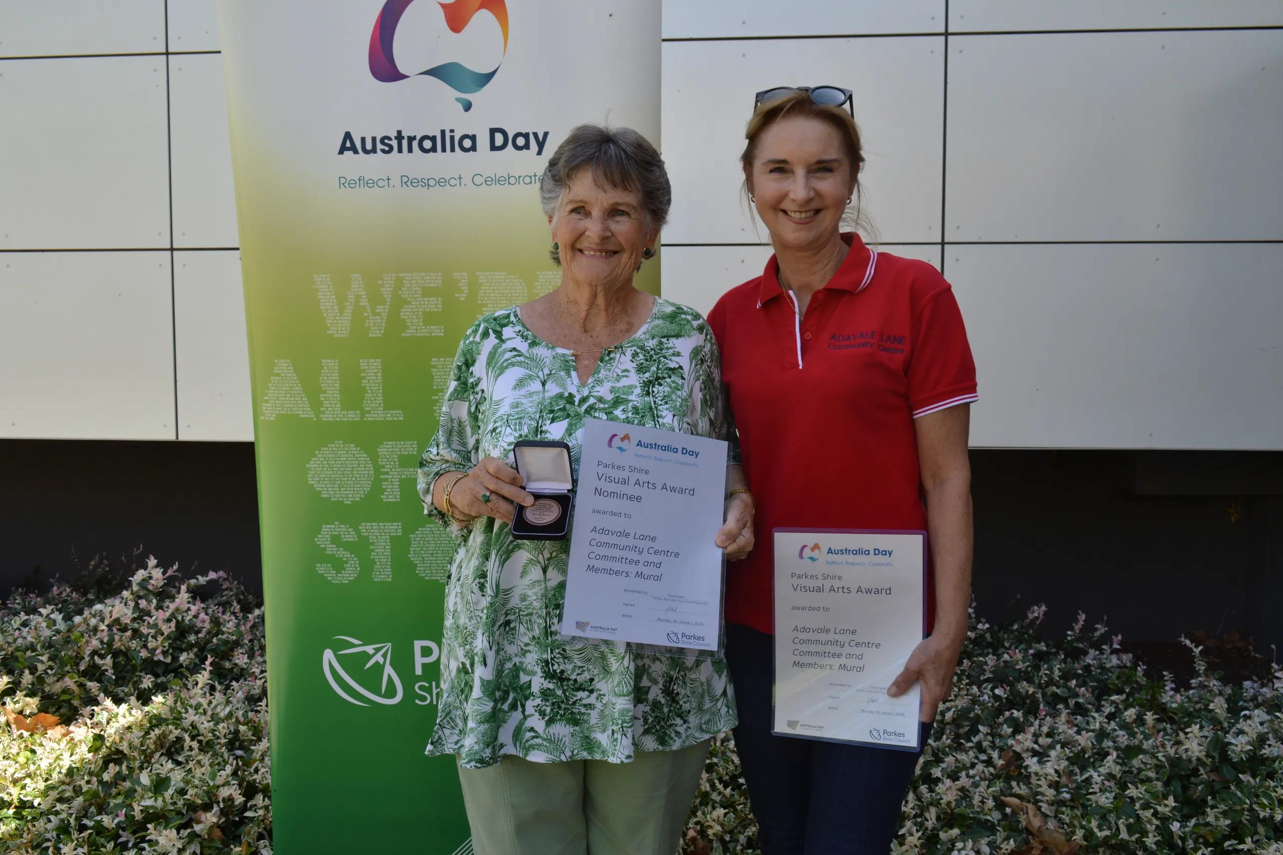 Outstanding contributions to our arts community