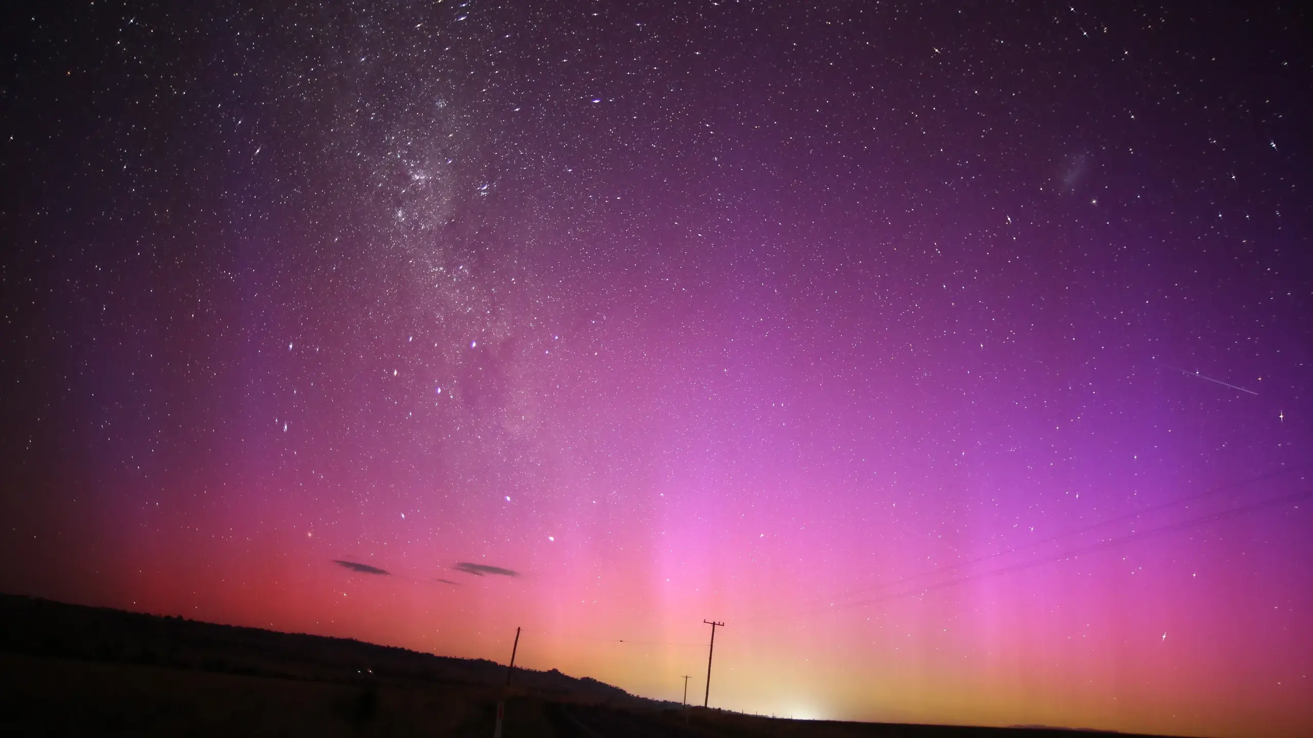 What is that strange light in the night sky?