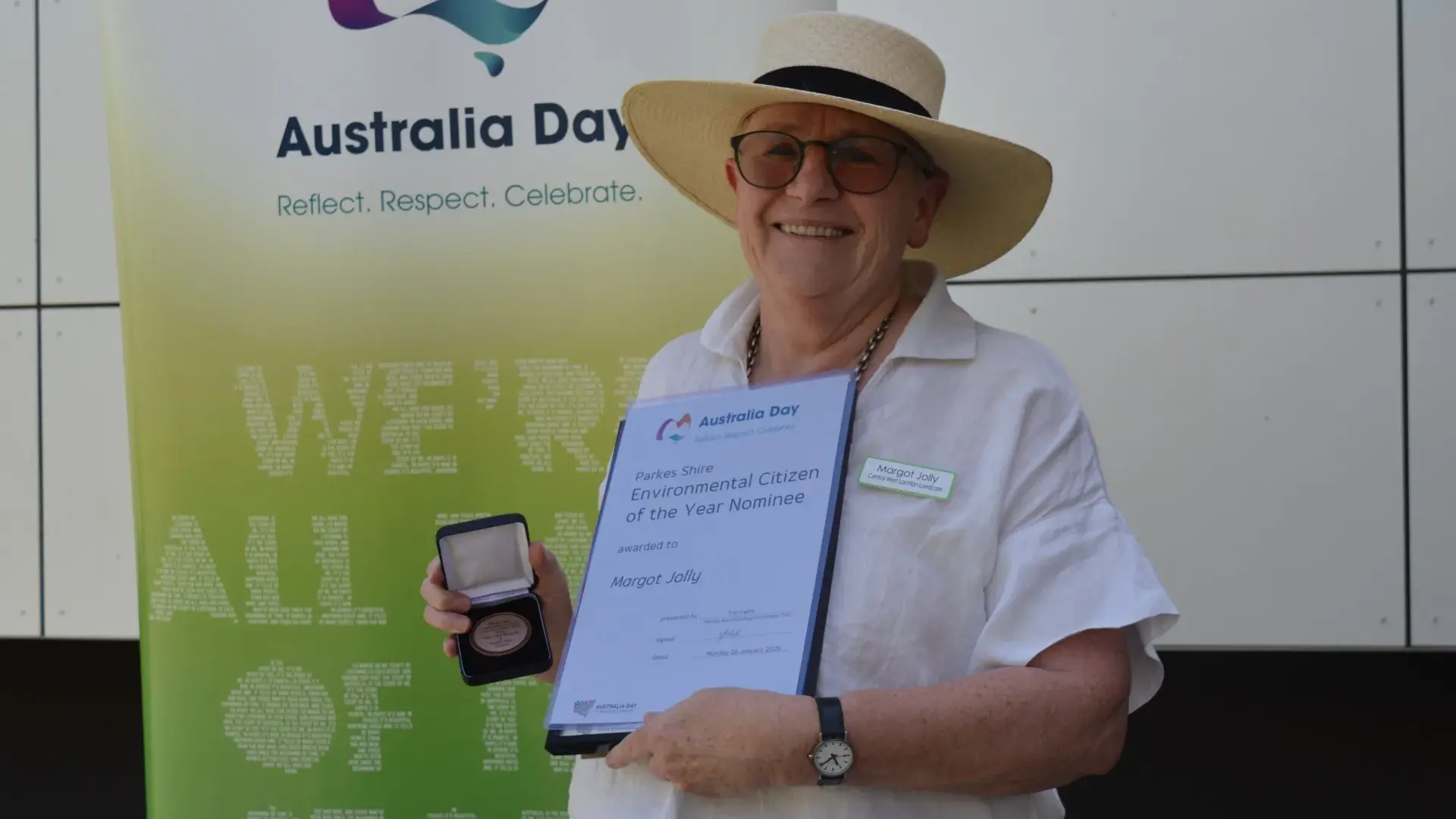 Commitment to environment earns Margot Australia Day honour
