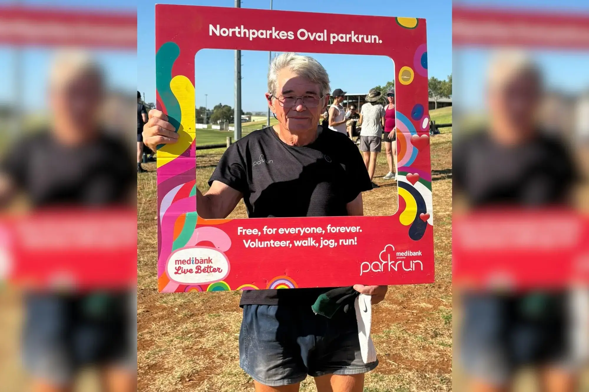 <p>James Rooney has celebrated his 250th parkrun at the Northparkes Oval Parkrun. PHOTO: Northparkes Oval Parkrun</p>\\n