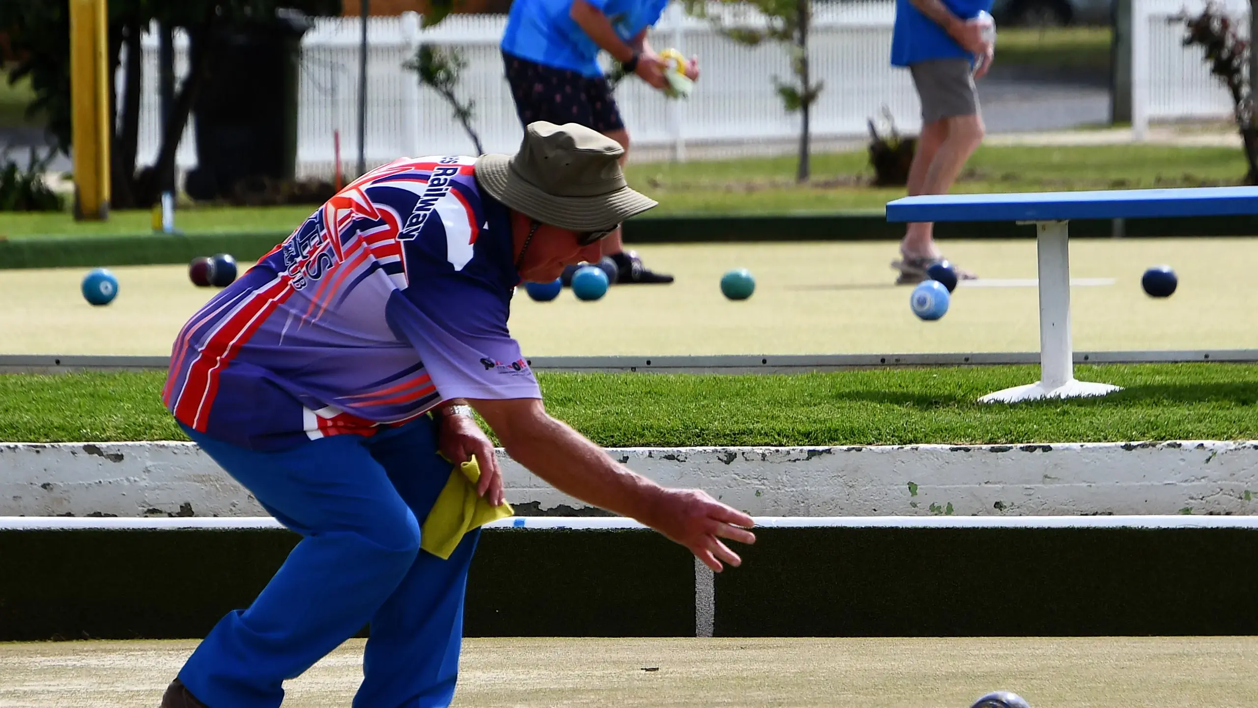Cooler weather sees bowlers back in action on the green