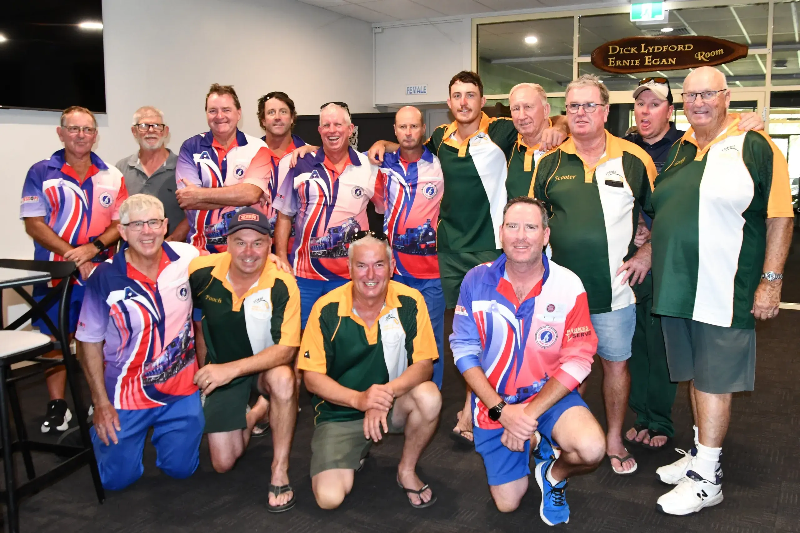 <p>Parkes Railway Bowling Club\\'s Grade 4 pennants team played Forbes on Saturday, spirits were still high despite their 9-1 thumping. PHOTO: Jenny Kingham</p>\\n