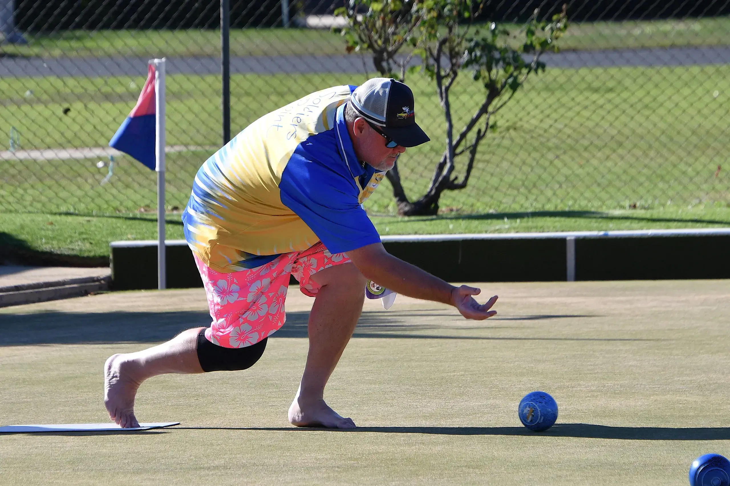 <p>Ben McNaughton, pictured playing bowls last year, is a regular on the Parkes Railway green and was one of the Railway members in the pennants team competing over the weekend. PHOTO: Jenny Kingham</p>\\n