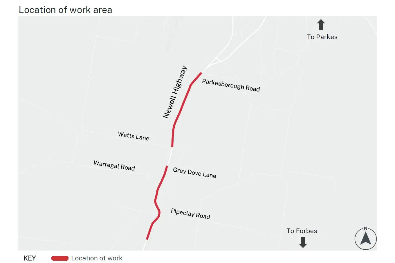 <p>Newell Highway road works expected to take 4 weeks.</p>\\n