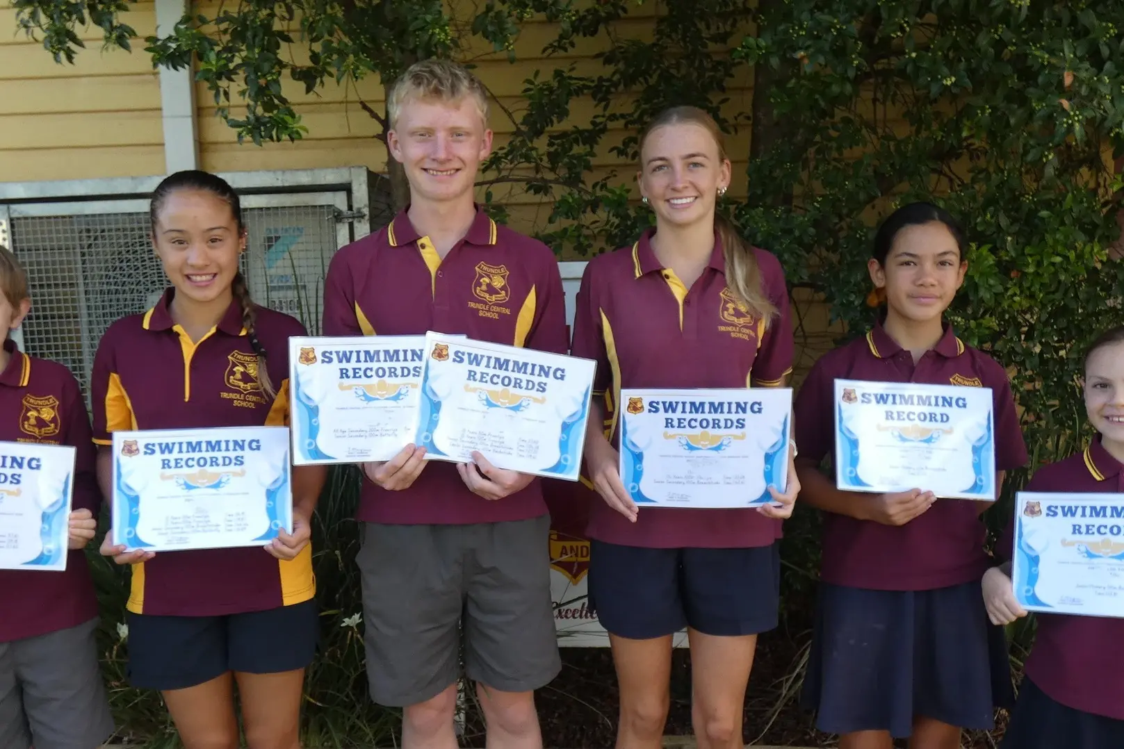 <p>Myall Orr, Aphellia Robson, Thomas Sanderson, Jessica Morgan, Mae Robson and Emerald Orr.</p>\\n