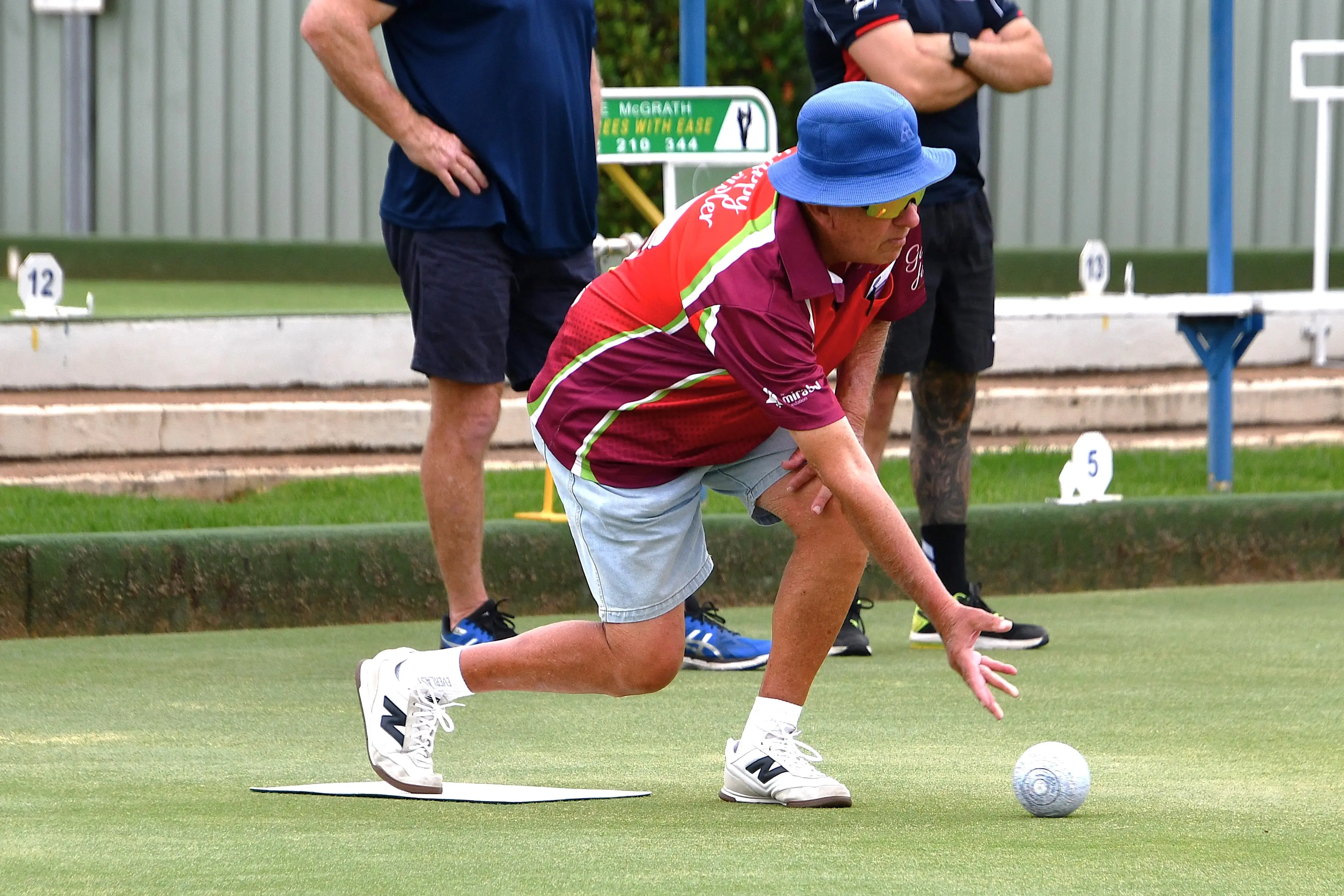 <p>Gary McPhee (pictured) alongside Rob Irving were defeated by Brian Townsend and Mick Simpson during Thursday social bowls. PHOTO: Jenny Kingham</p>\\n
