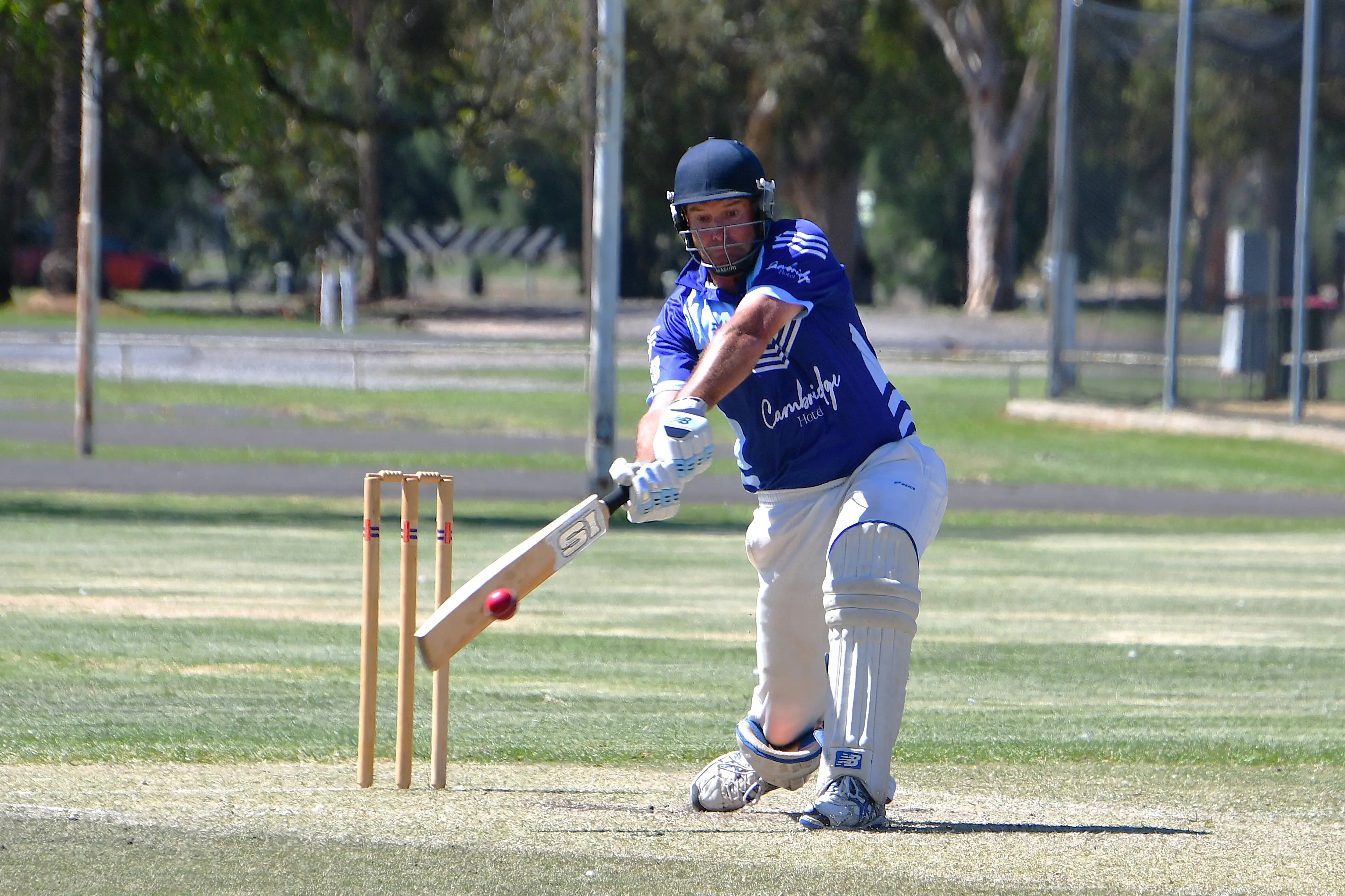 <p>Clinton Hawke fully focused for the Parkes Cambridge Cats in Saturday\\'s grand final in Forbes. PHOTO: Jenny Kingham</p>\\n