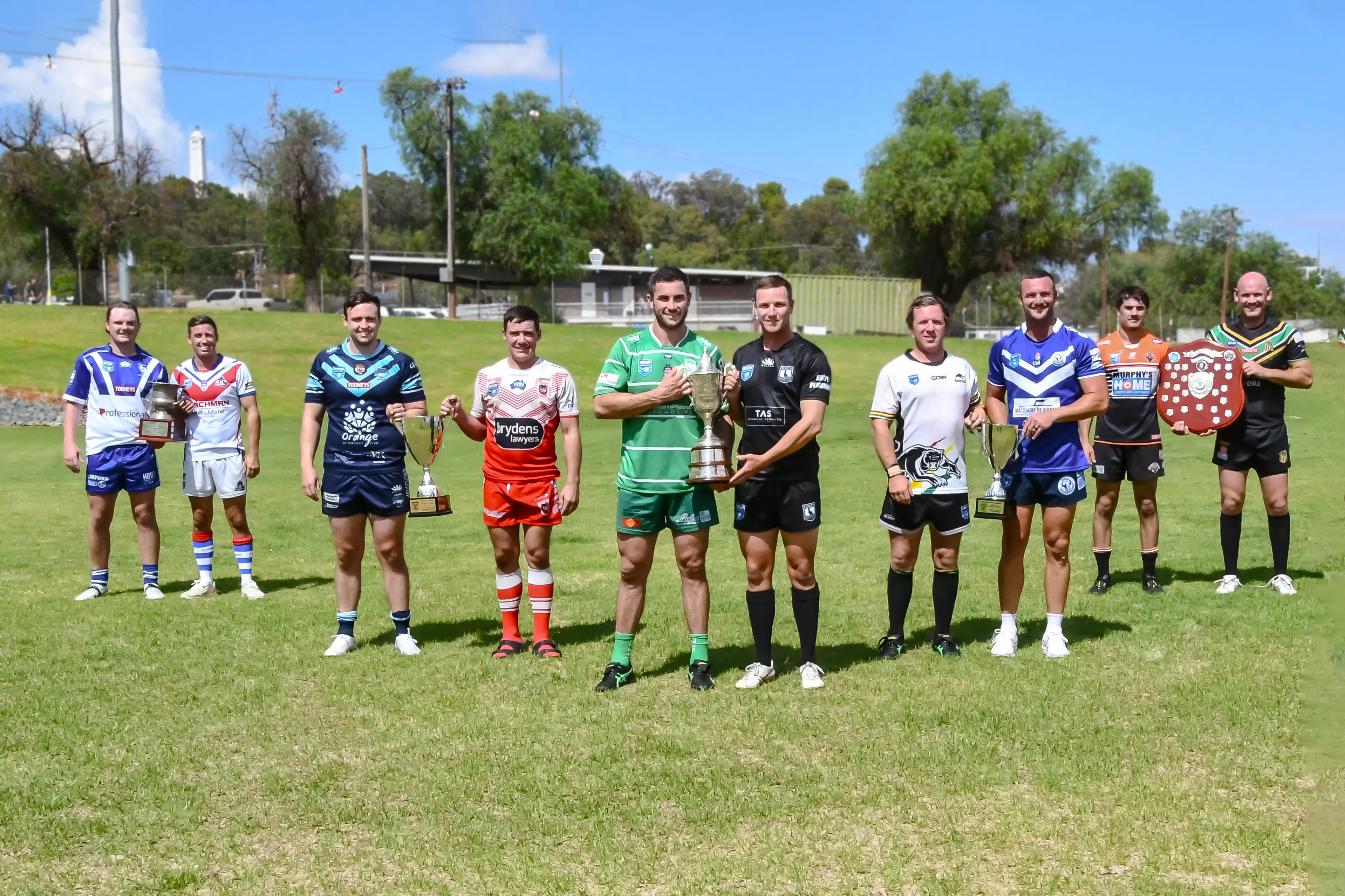 <p>The 2026 Peter McDonald Premiership launch took place here in Parkes with captains Noah Griffiths Bathurst St Pat\\'s, Sam Dwyer Parkes Spacemen, Matt Boss Orange Hawks, Ben Thompson Mudgee Dragons, Jarryn Powyer Dubbo CYMS, Nick Greenhalgh Forbes Magpies, Hudson White Bathurst Panthers, Mason Williams Dubbo Macquarie, Mitch Cleary Nyngan Tigers and Jack Buchanan Orange CYMS. PHOTO: Jenny Kingham</p>\\n