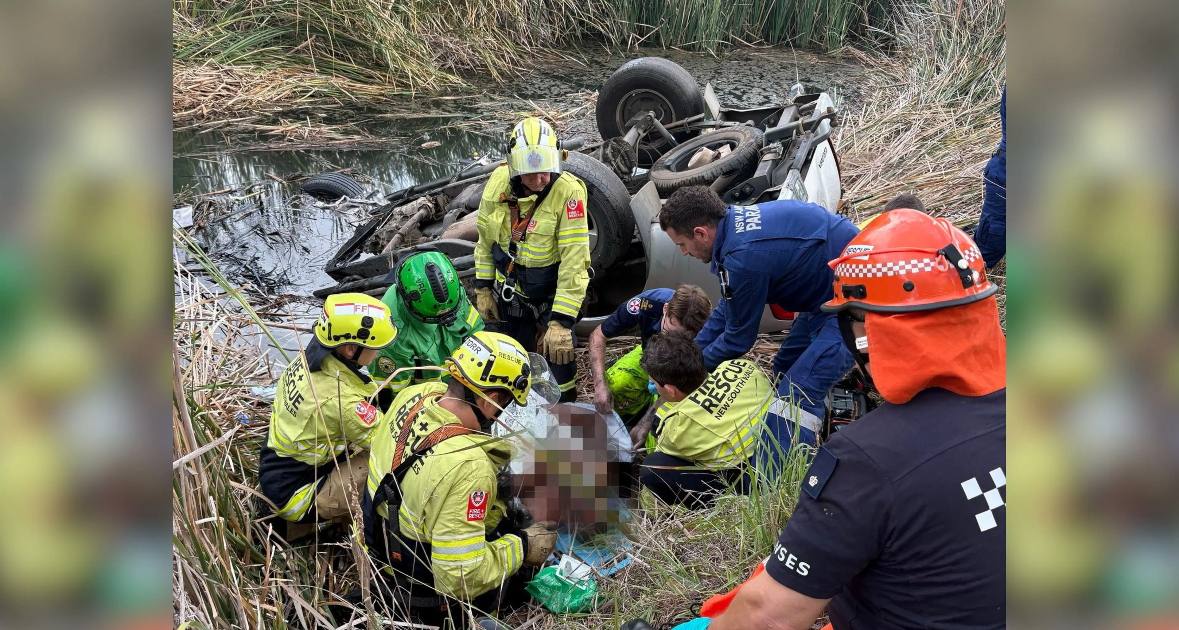 Man trapped in creek for three days