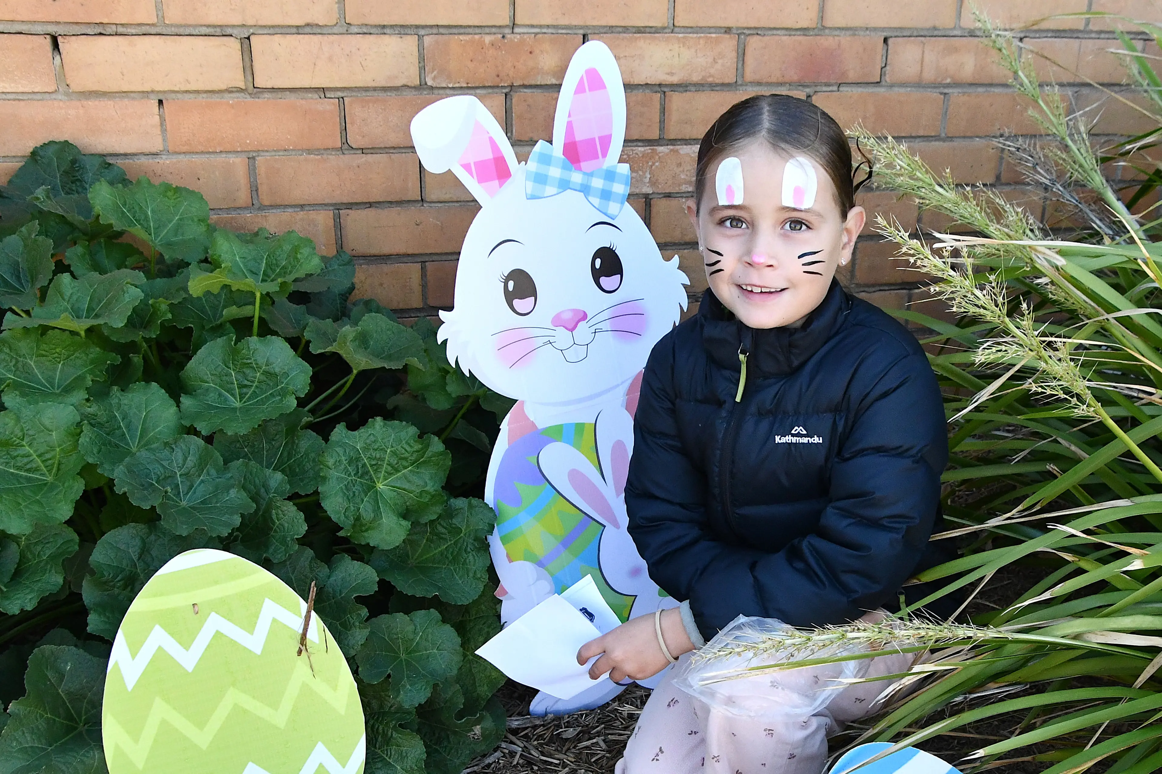<p>Hallie Hutchings spotted the Easter bunny at the Parkes Public School Easter fete on Saturday. PHOTOS: Jenny Kingham</p>\\n