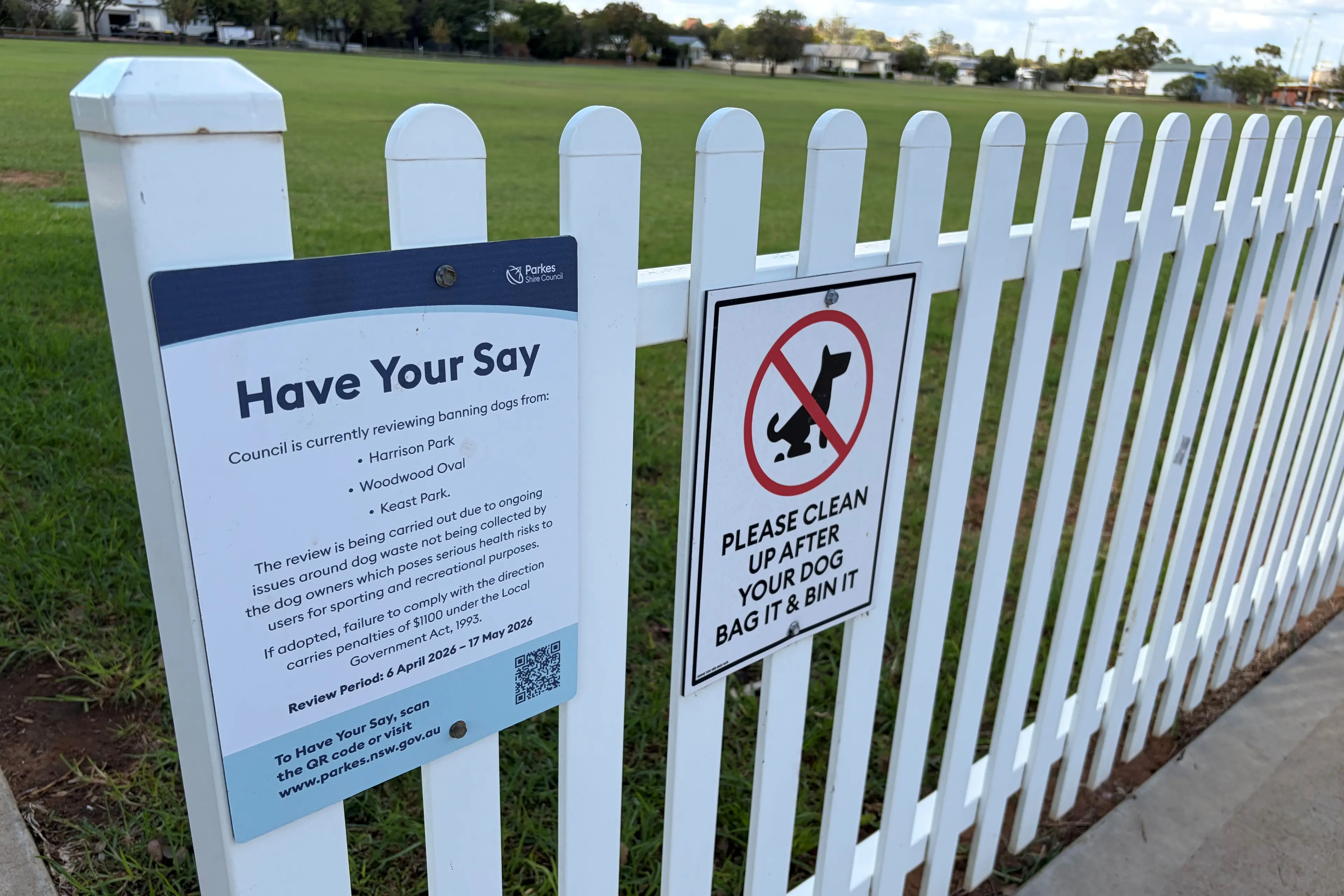 Council reviews dog access at sport fields