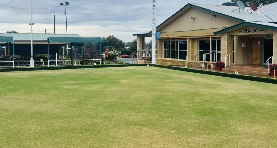 Three generations take on the bowling green