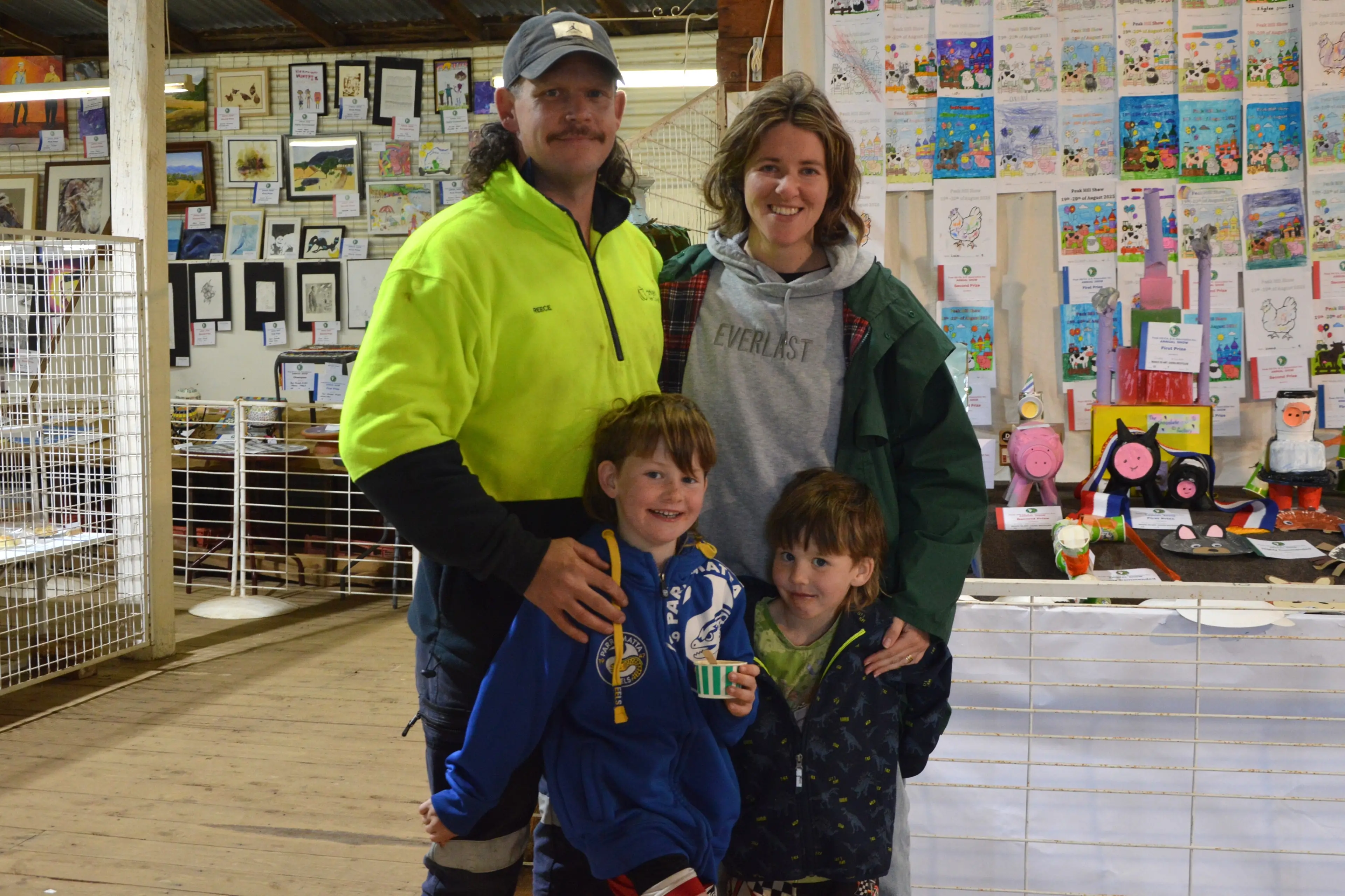 <p>Without volunteers families in Peak Hill like Reece, Rebecca, Hugo and Fergus won\\'t have an agricultural show they can attend in their community. PHOTO: Madeline Blackstock</p>\\n