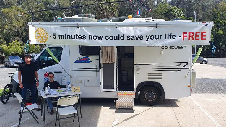 MHERV back in Parkes, 10 minutes could save a life