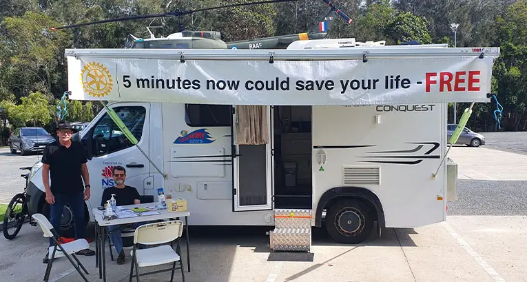 MHERV back in Parkes, 10 minutes could save a life