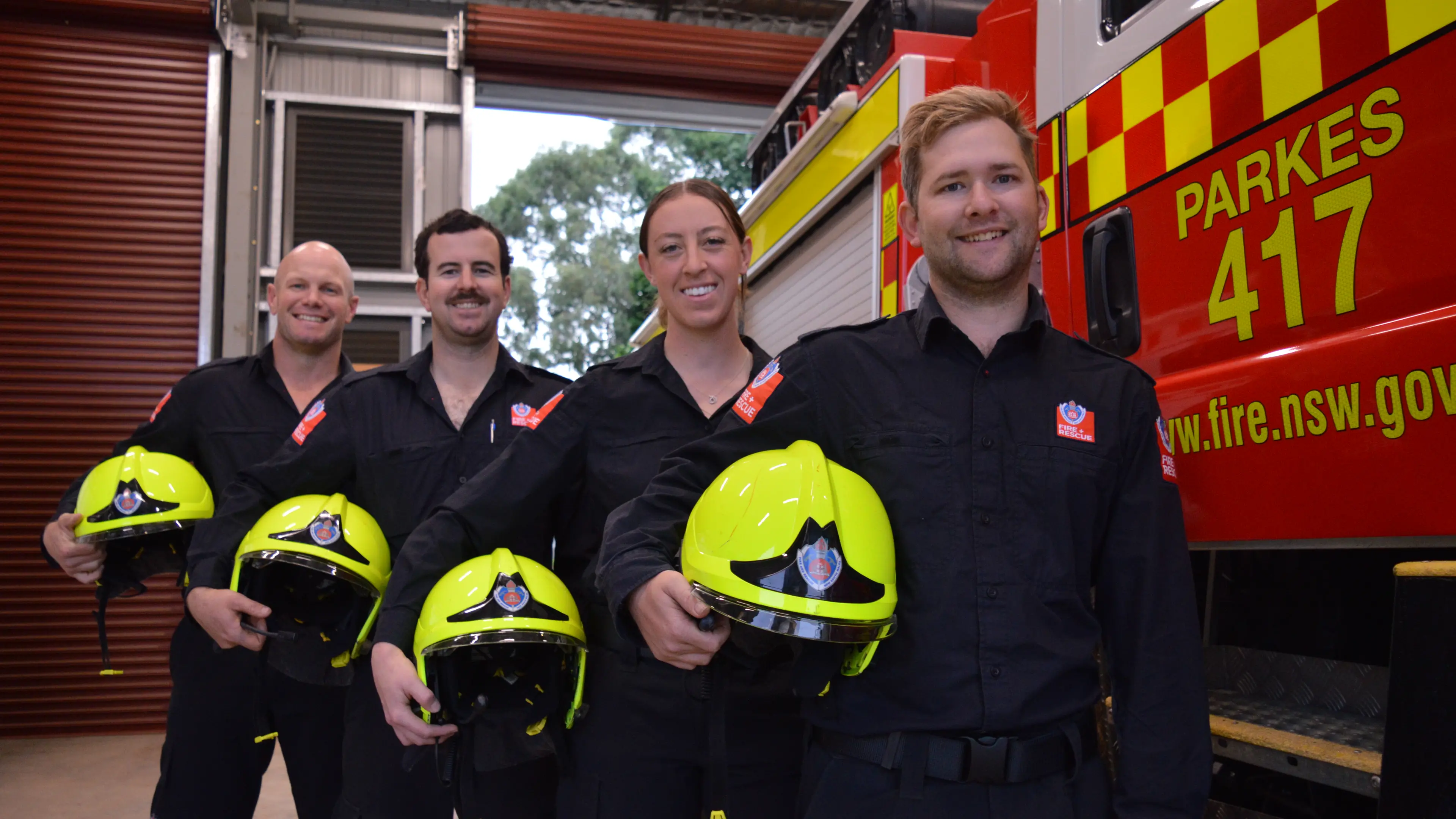 Firefighter recruits reflect on first year as station opens to public