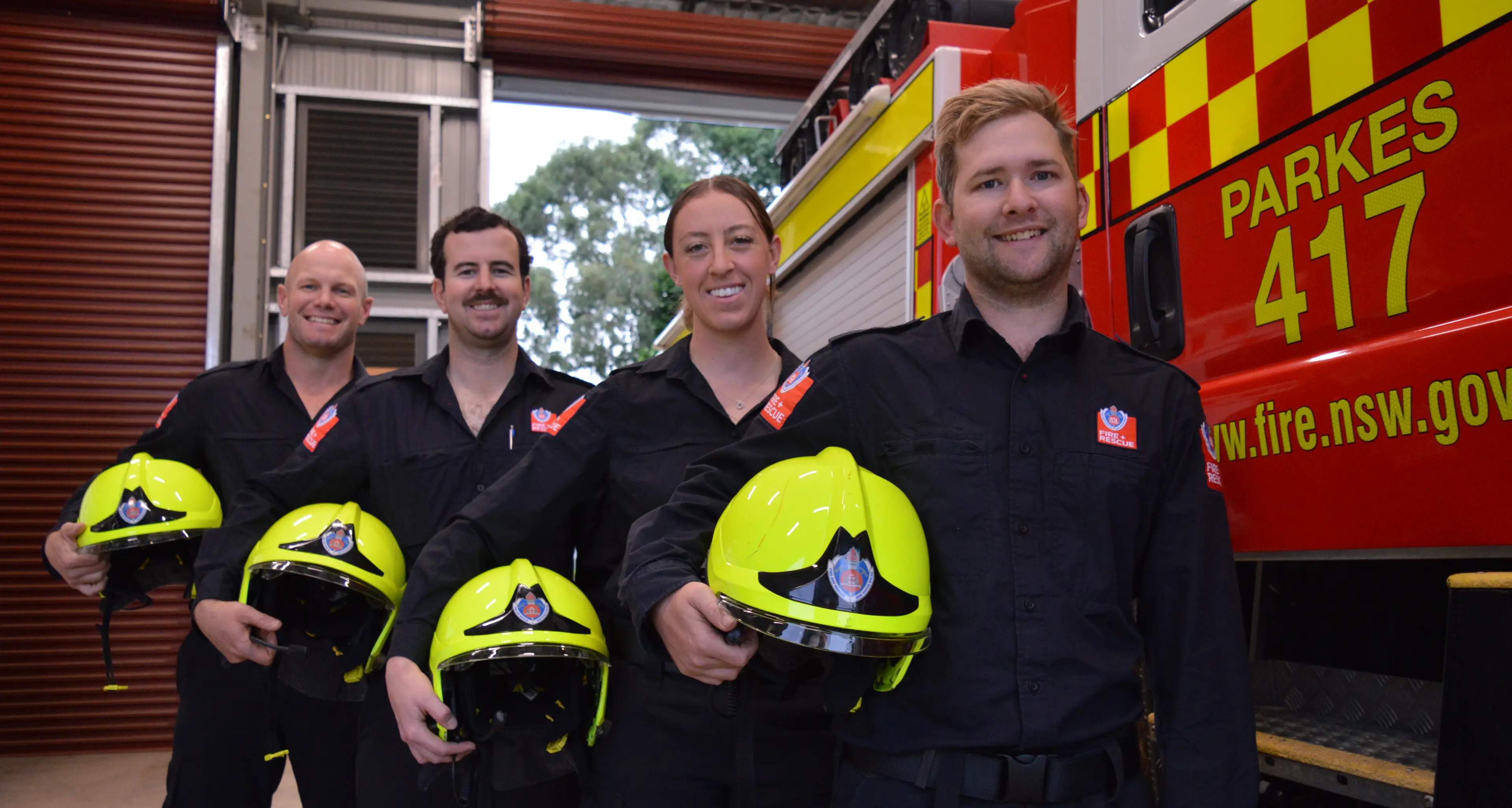 Firefighter recruits reflect on first year as station opens to public
