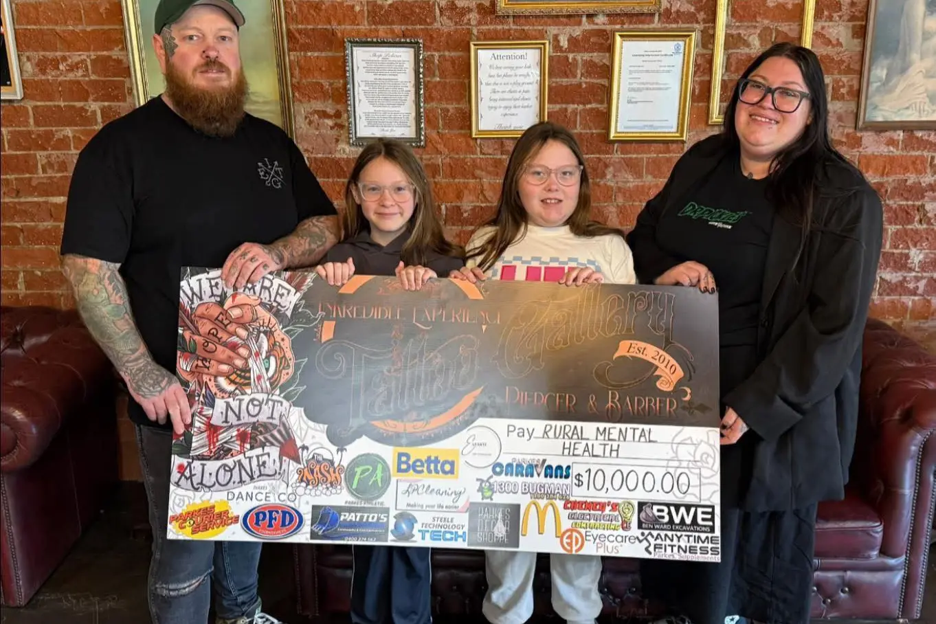 <p>Trevor and Courtney Smith, with their daughters Averie and Everly, were over the moon with the response to this year\\'s Inkredible Experience Tattoo Gallery Birthday Bash, their sixth on the business\\' 16th birthday.</p>\\n