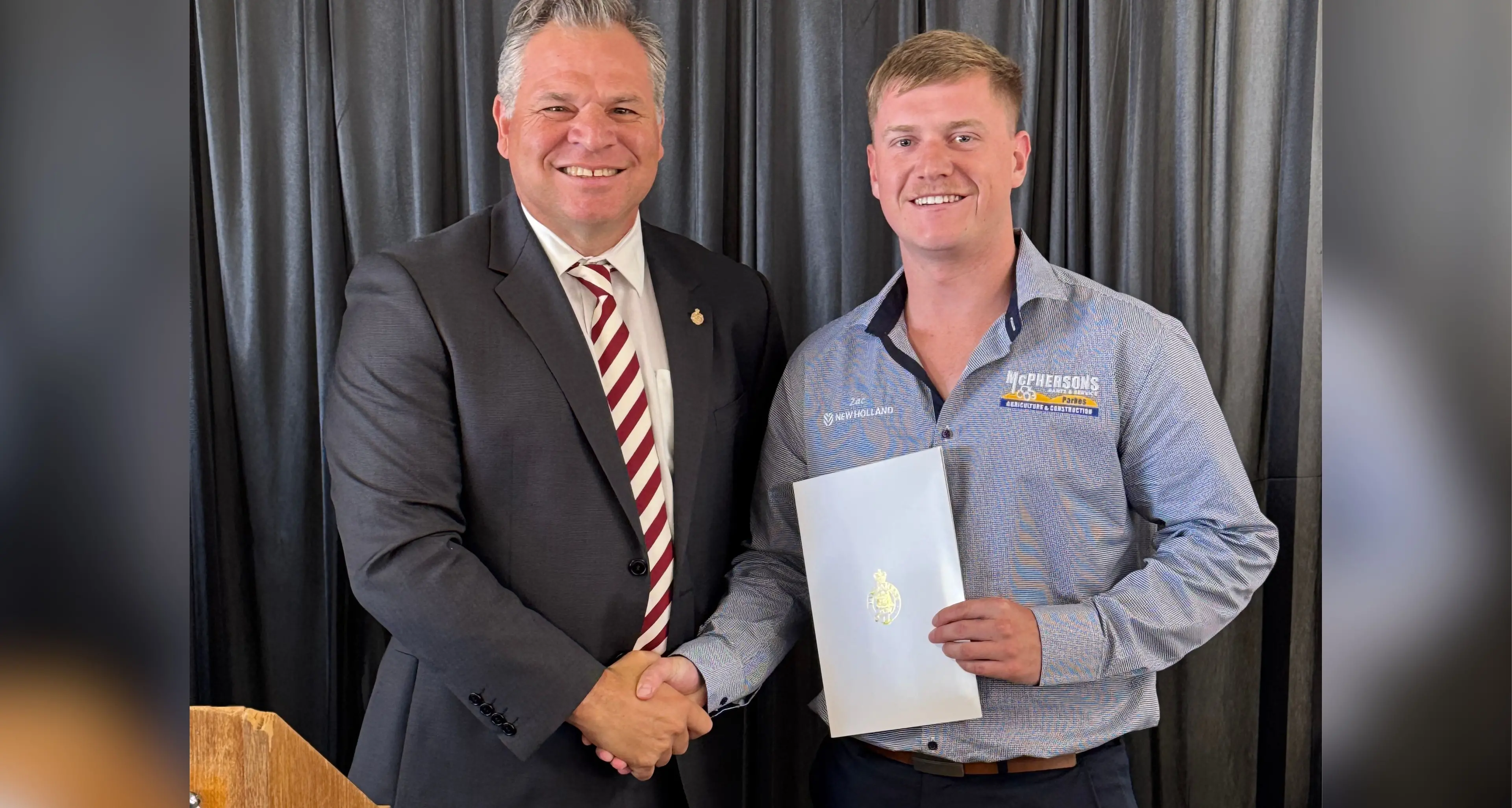 Zac’s outstanding year celebrated in parliament