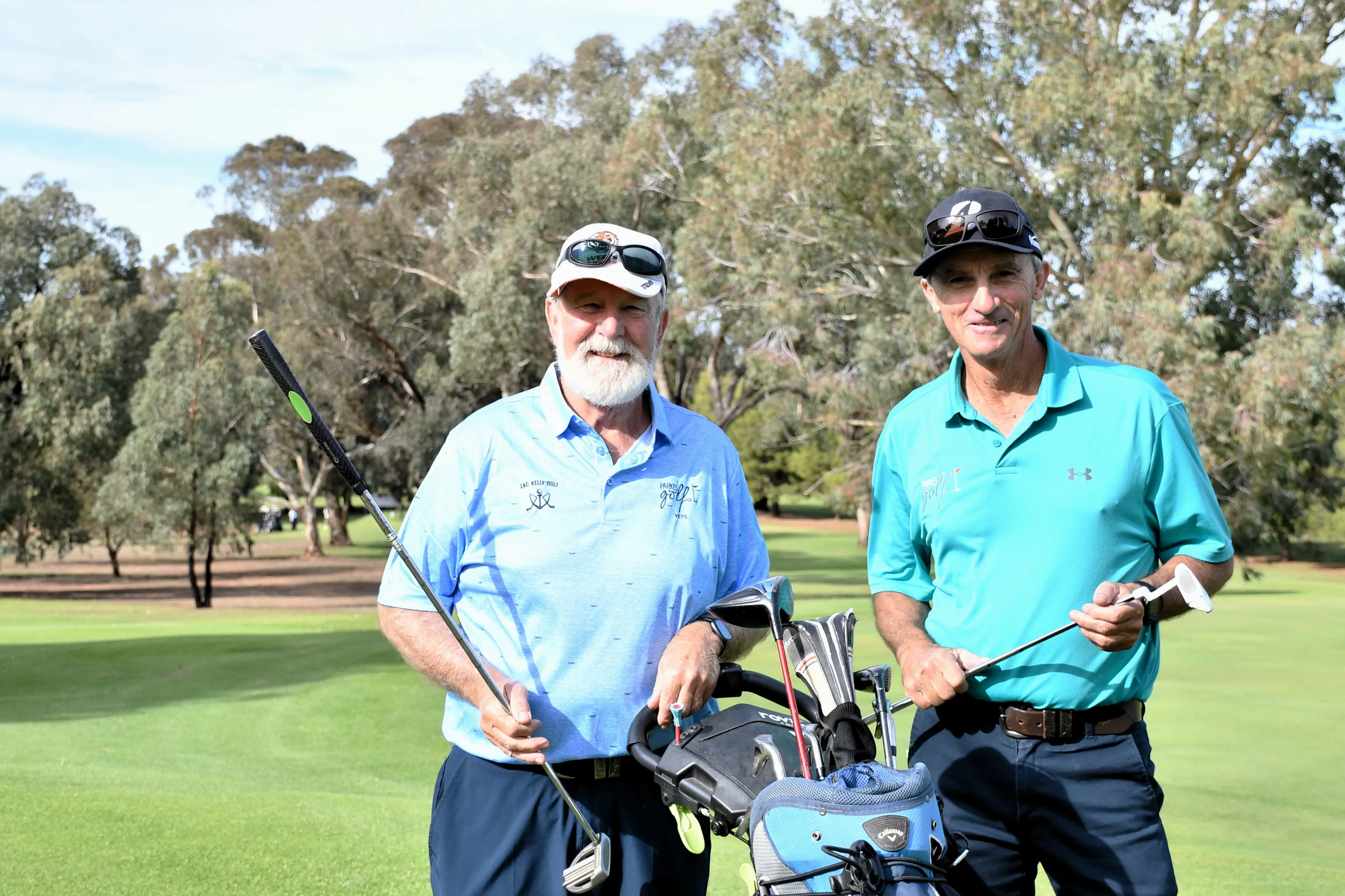 <p>Ken Keith and Trevor Chatman both scored birdies on the 9th hole during the competition. PHOTOS: Jenny Kingham</p>\\n