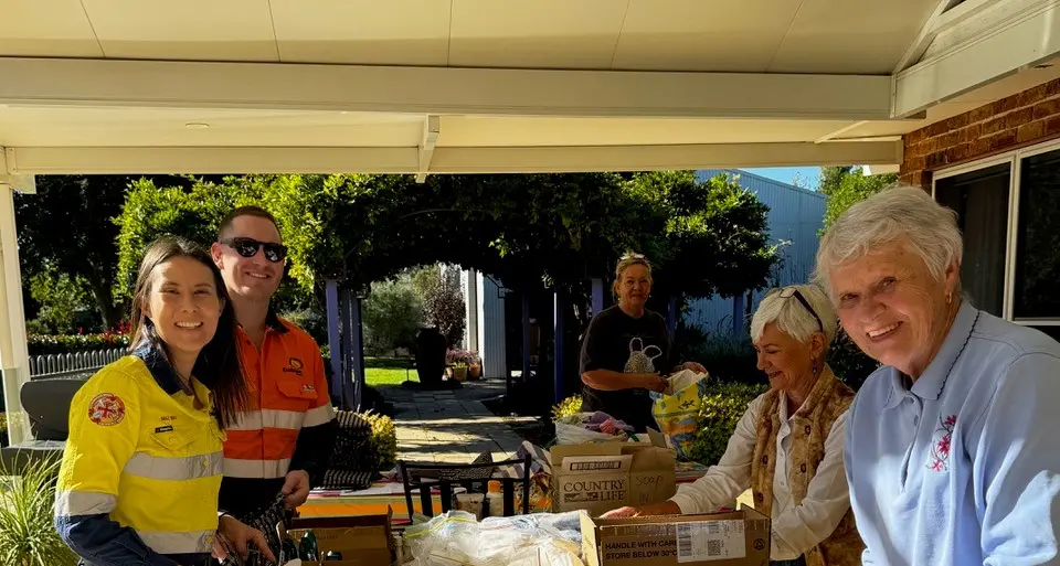 Volunteers unite to provide bags of hope