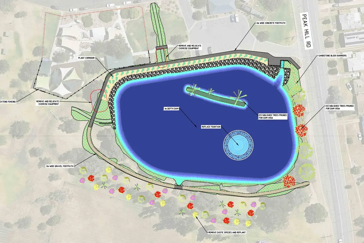 <p>Parkes Shire Council has endorsed a revised design for the Bushman\\u2019s Dam Flood Repair Project.</p>\\n