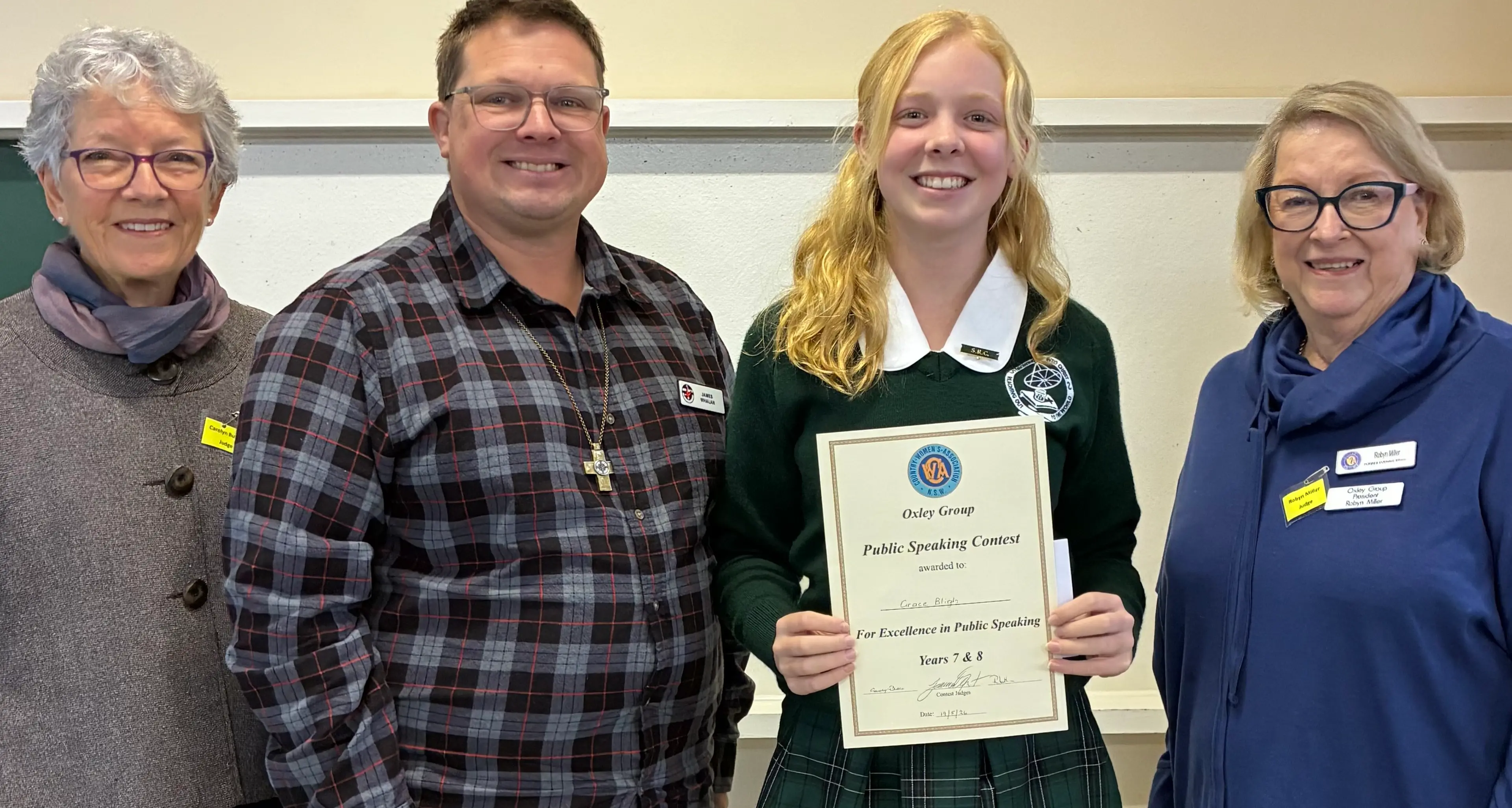 Students speak up at CWA public speaking competition