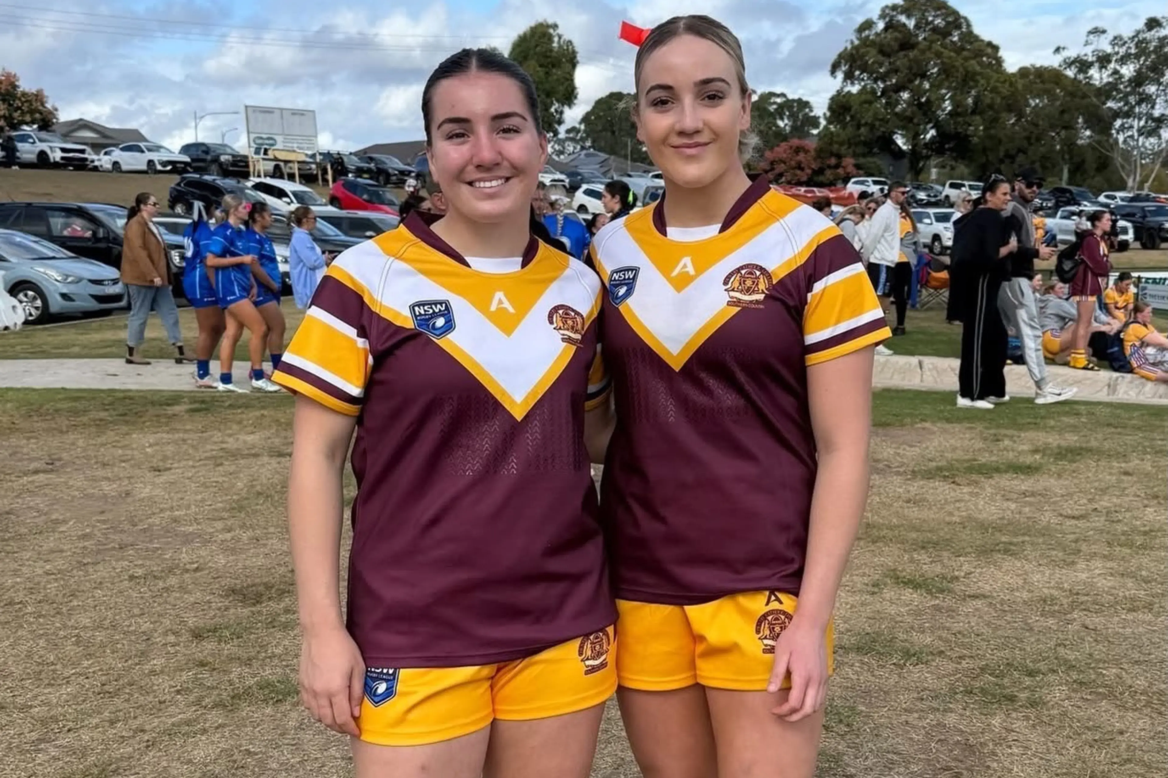 <p>Grace MacGregor and Malia Morrison from Parkes have been selected to play at the Australian Secondary Schools Rugby League Championships. PHOTO: Parkes Spacemen Rugby League Facebook</p>\\n