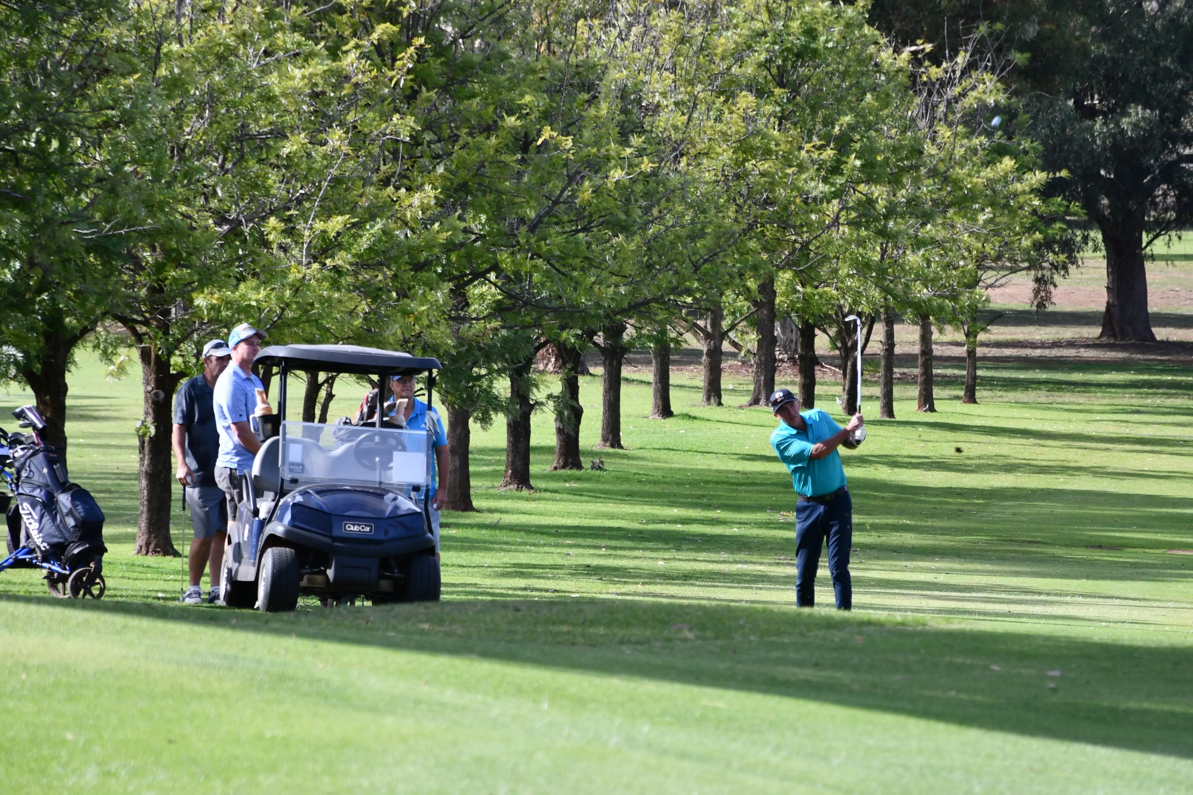 <p>Among the highlights at the Parkes Golf Club on Saturday was Trevor Chatman just missing a hole in one on the 4th hole. PHOTO: Jenny Kingham</p>\\n