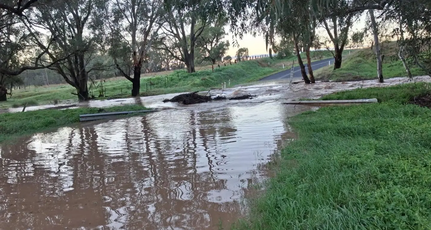 Downpours bring rural road woes