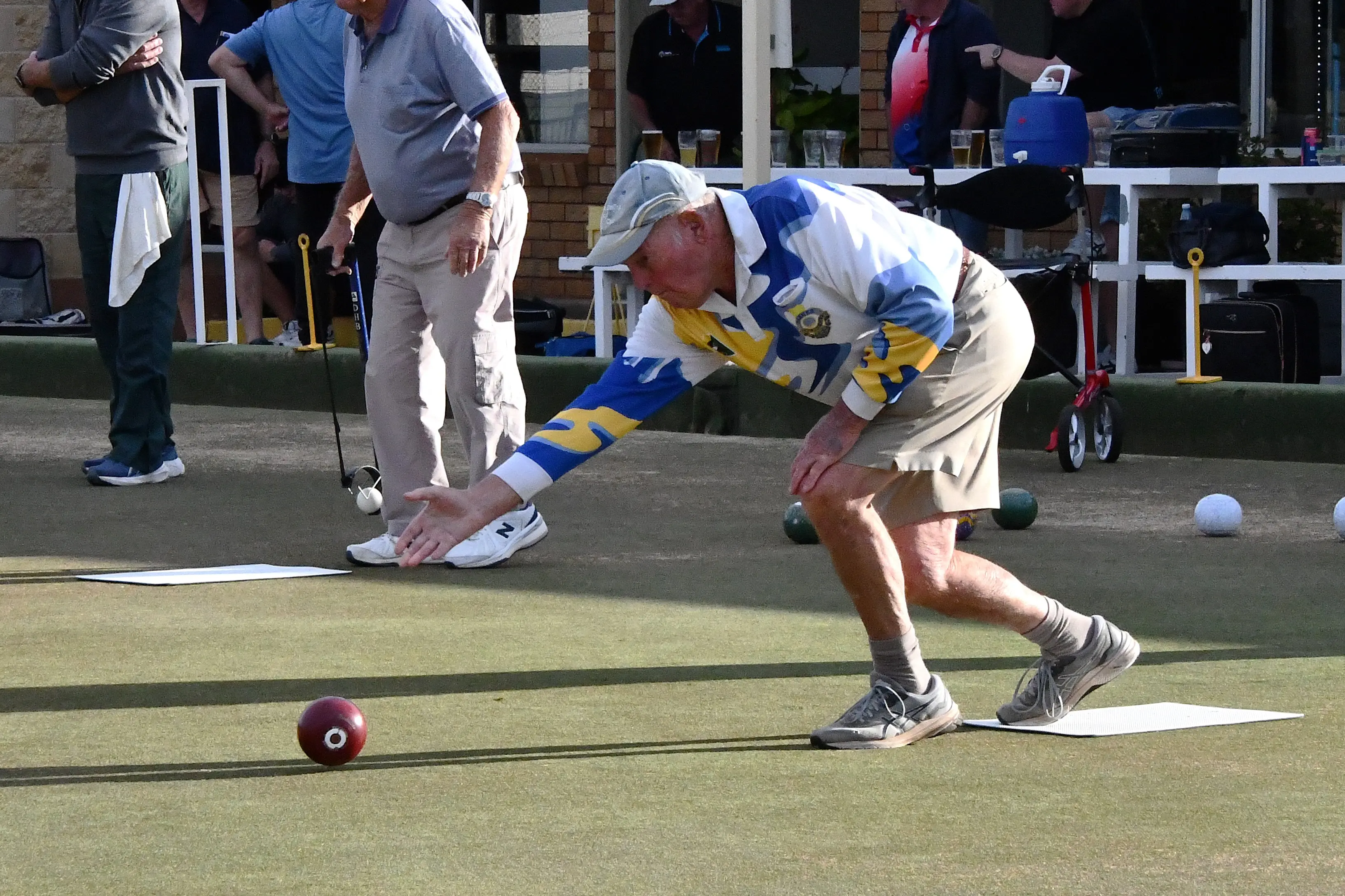 <p>John Ward enjoyed a good win with his partner during Saturday\\'s social bowls. He\\'s been among the dedicated players who\\'s still been showing up when the weather hasn\\'t been the greatest. PHOTO: Jenny Kingham</p>\\n