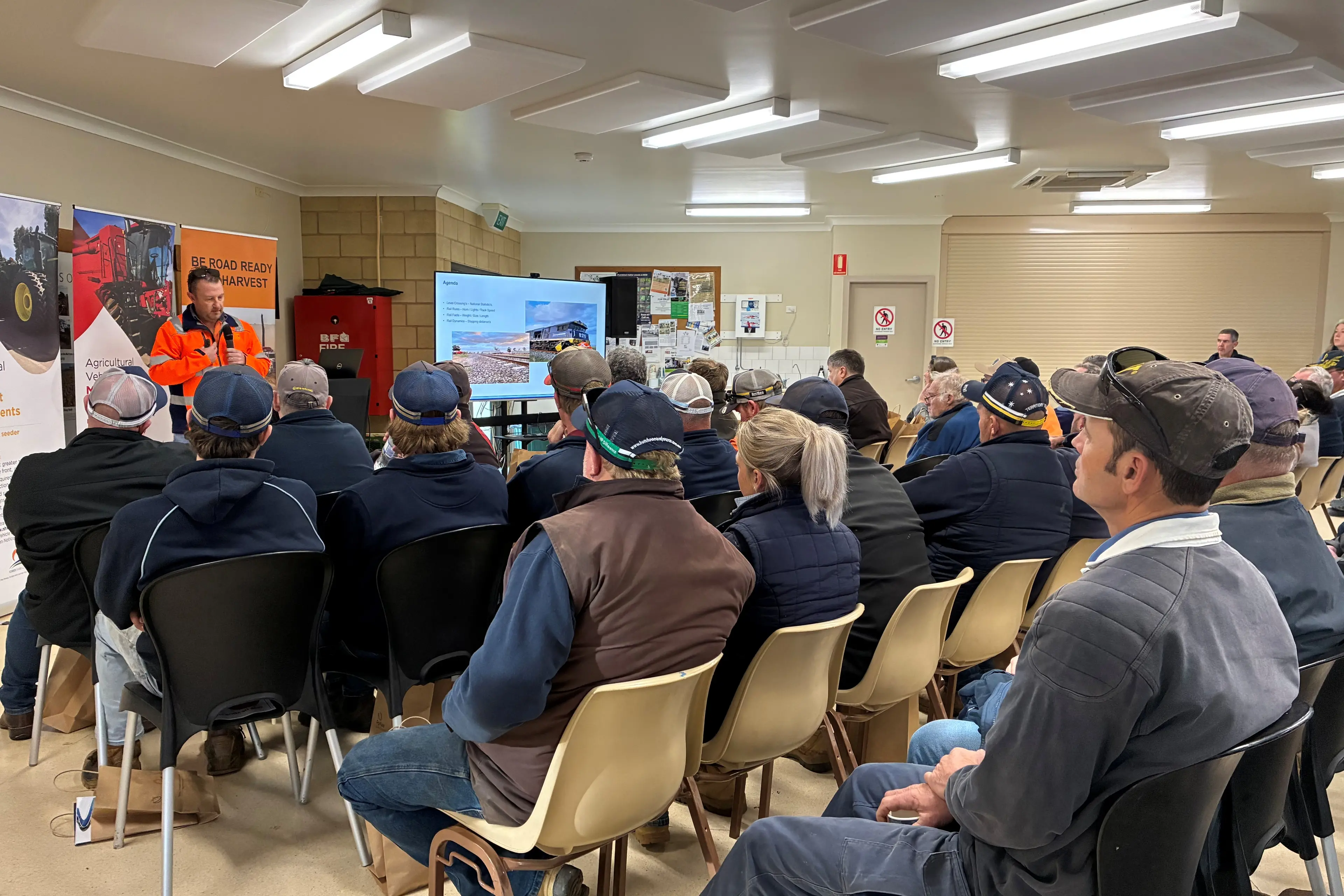 <p>Council\\'s Be Road Ready for Harvest field days focus on the rules and regulations for safely and legally moving agricultural vehicles, combinations and trucks on the road.</p>\\n