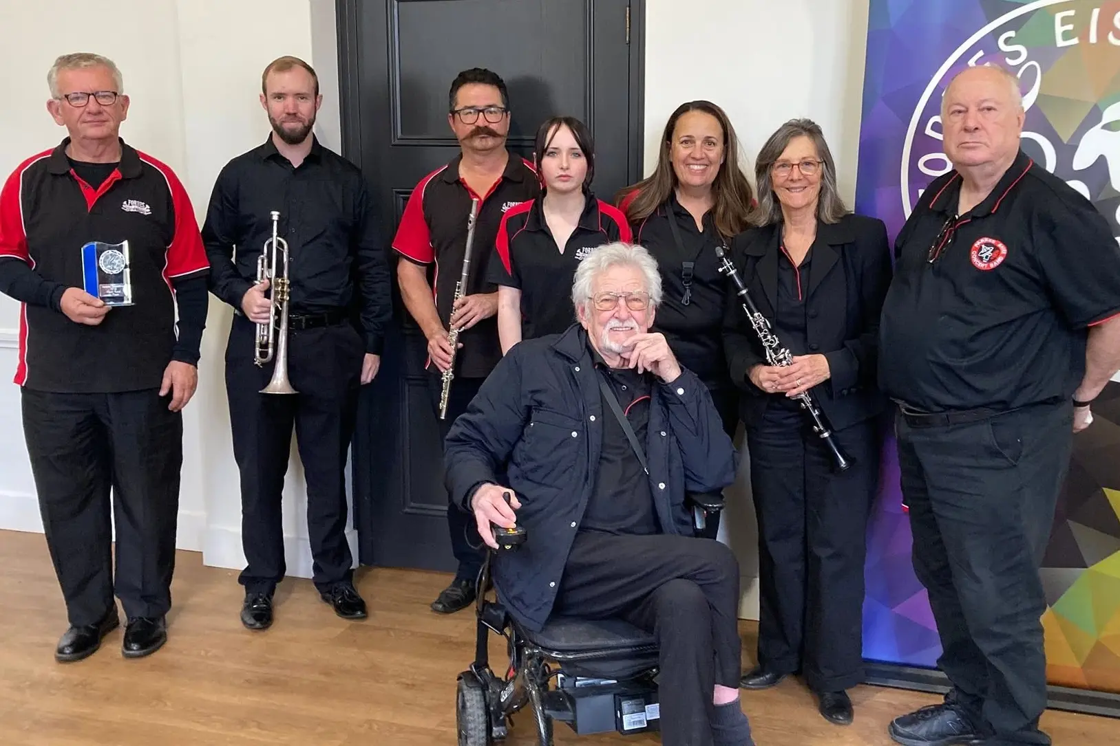 <p>The Parkes Shire Concert Band ensemble who won the Open Band Group section at the Forbes Eisteddfod.</p>\\n