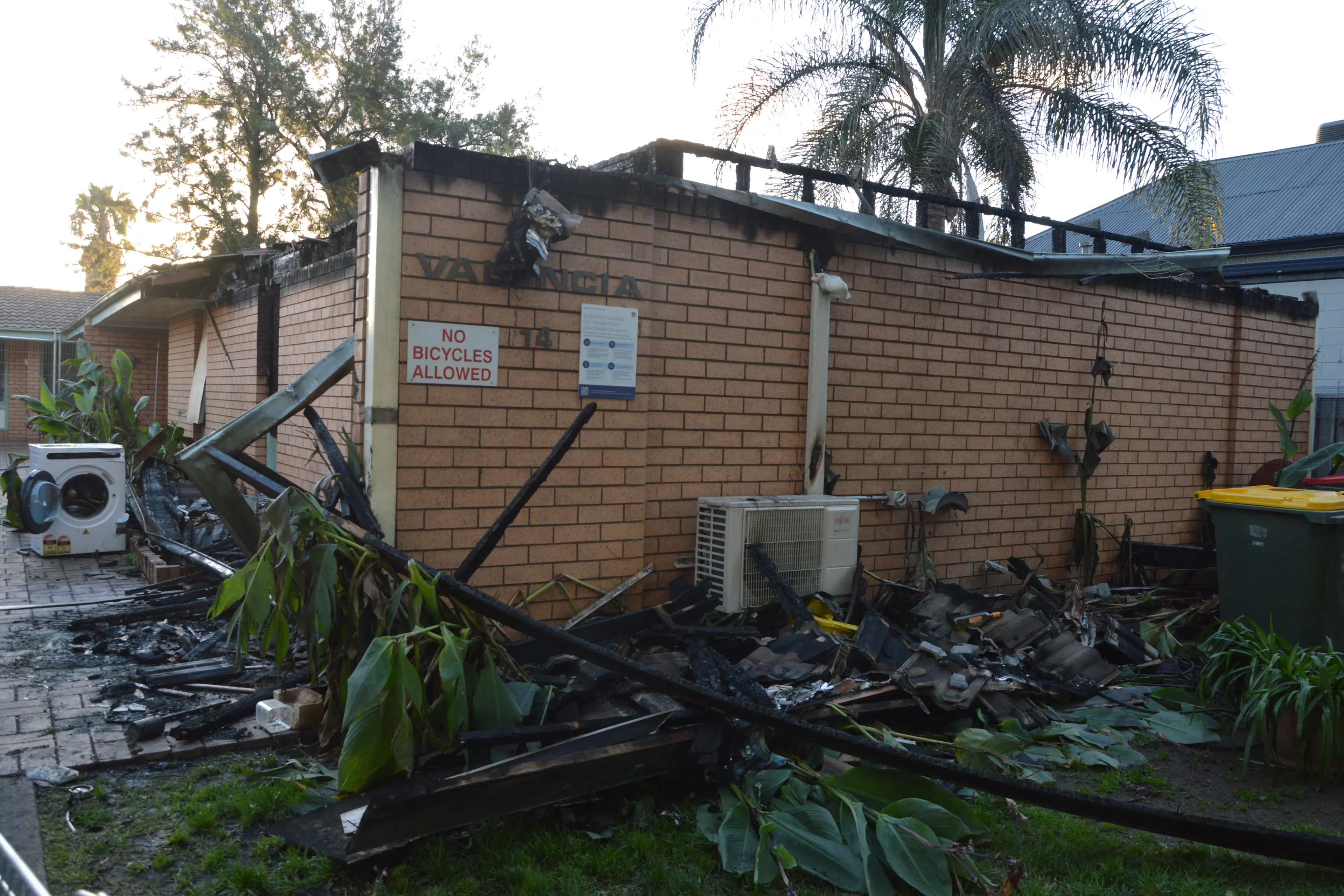 Welcome Street unit gutted by fire