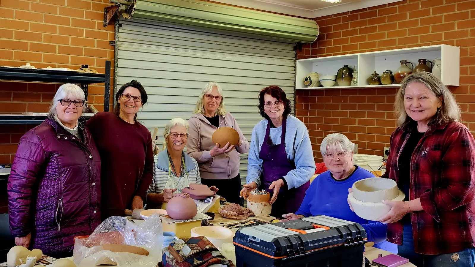Canvas and clay come together again