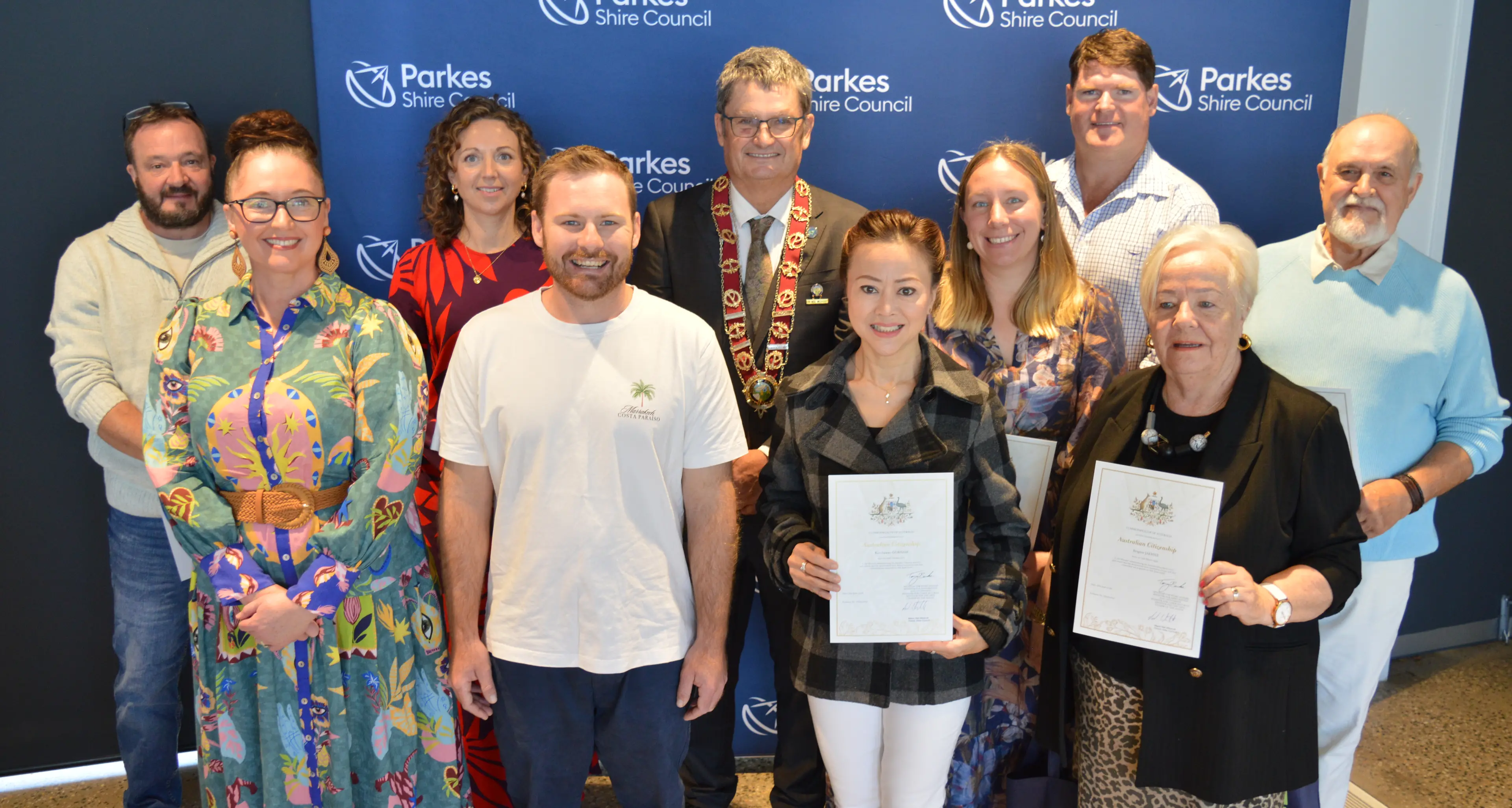 Parkes home to nine new Australian citizens